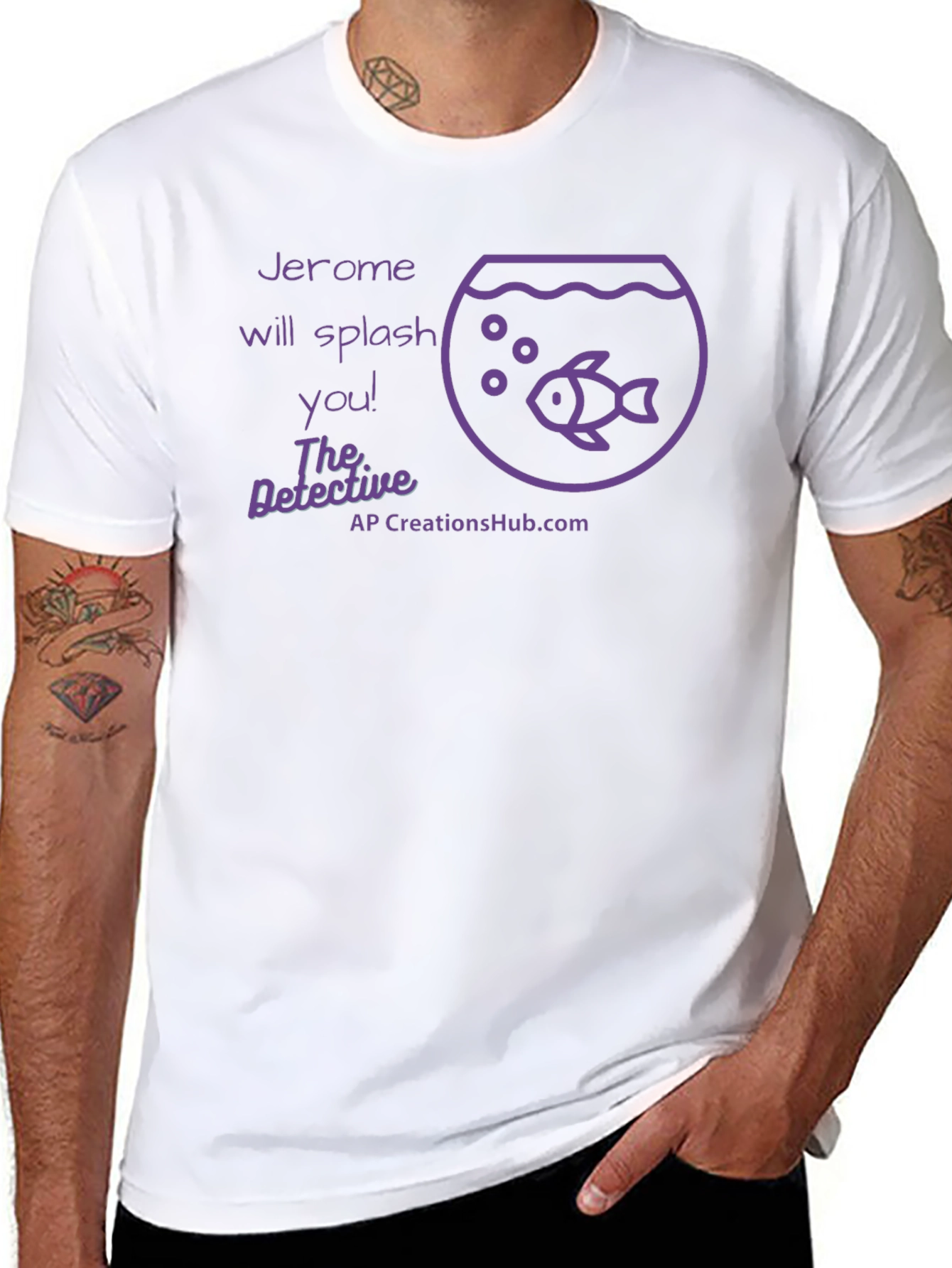 Camiseta Negra: Jerome Te Salpicará