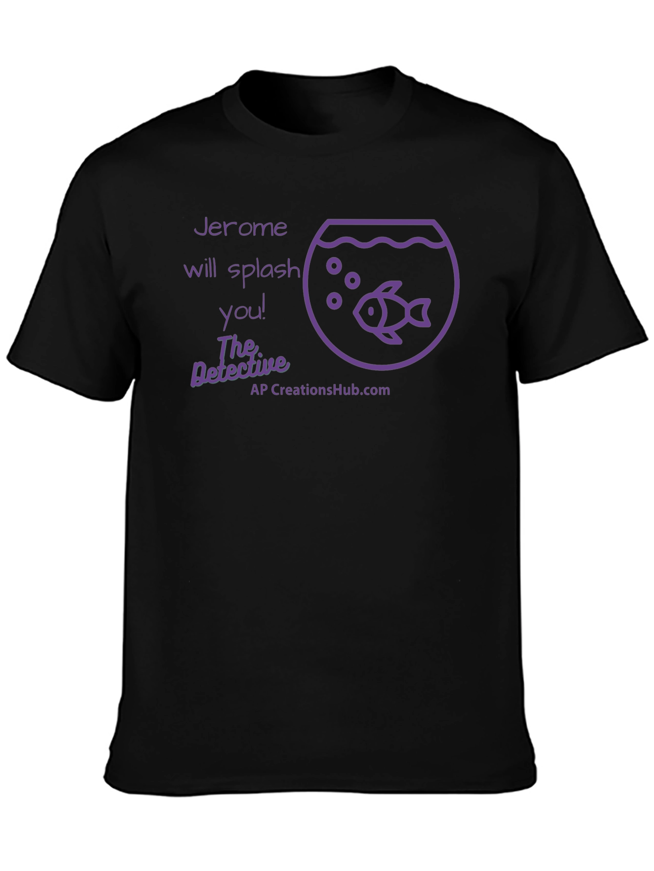 Camiseta Negra: Jerome Te Salpicará