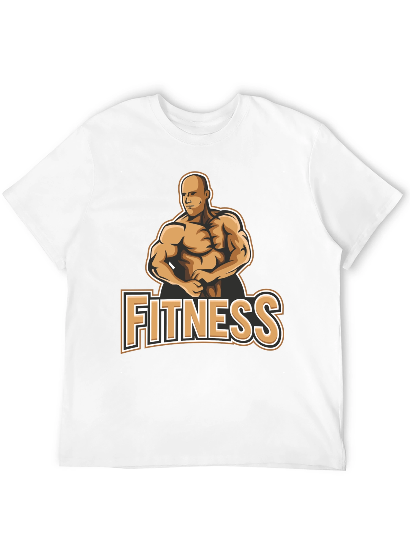 Camiseta Fitness Negra para Hombre