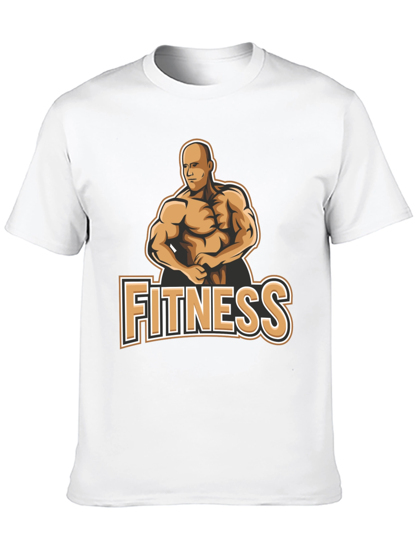 Camiseta Fitness Negra para Hombre