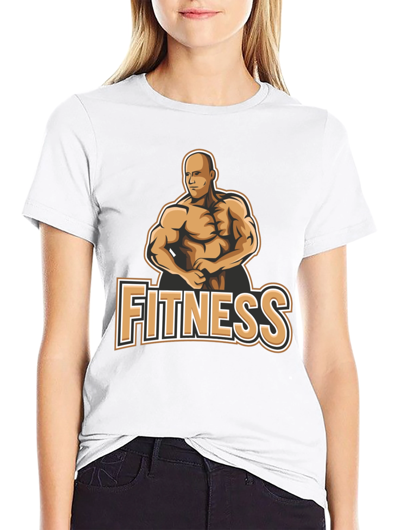 Camiseta Fitness Negra para Hombre