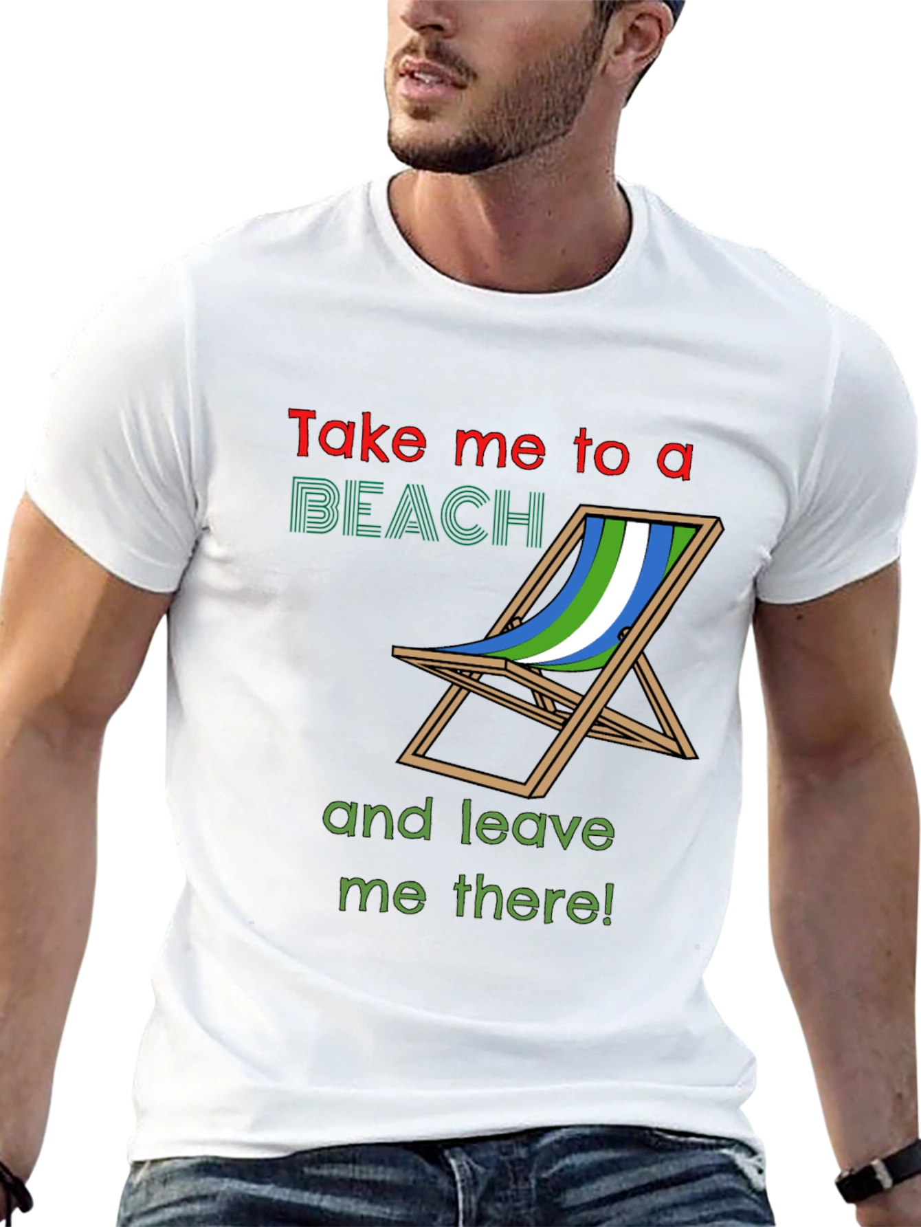 Beach Lover T-Shirt - Take Me To A Beach