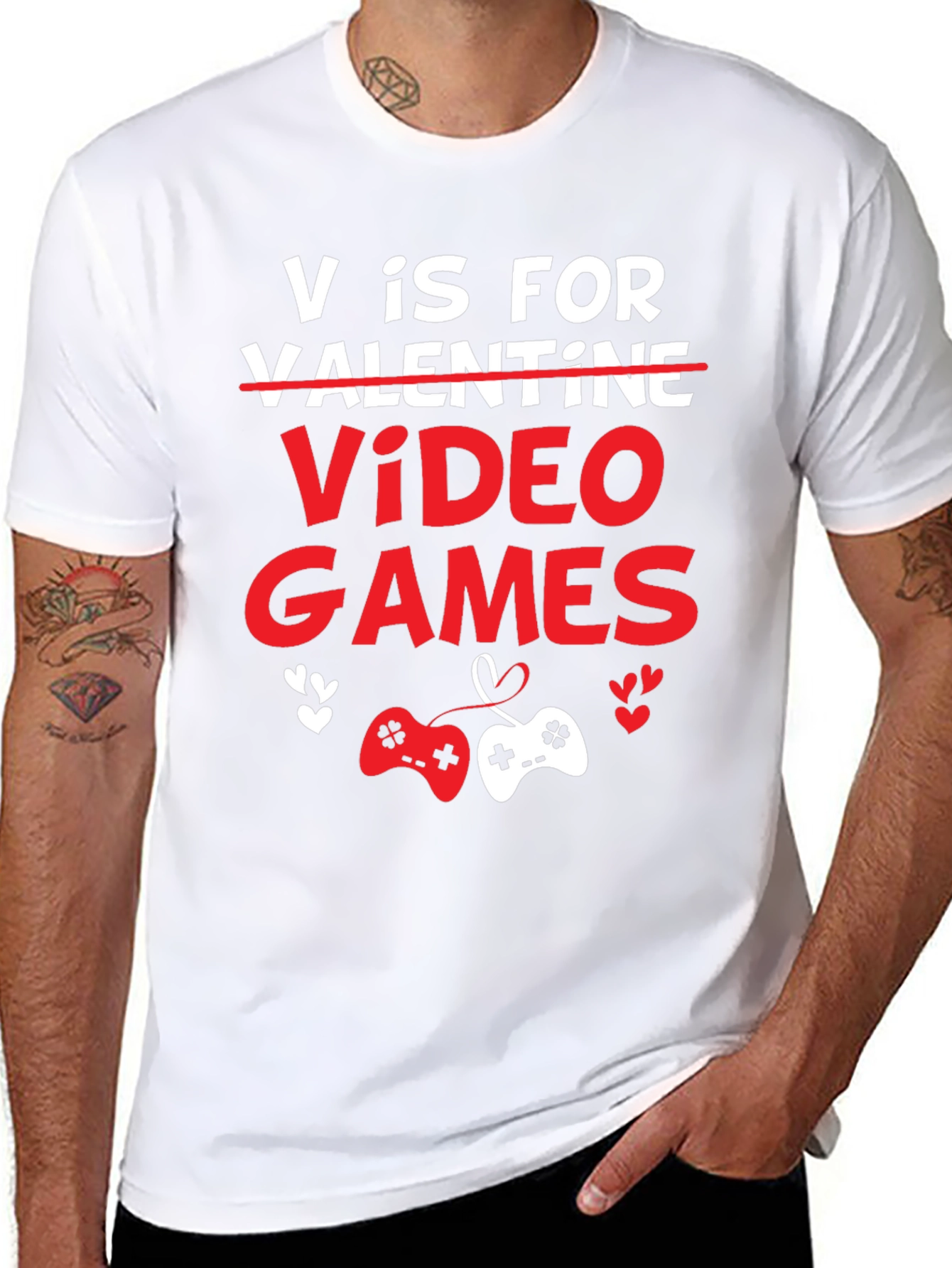 Camiseta San Valentín Videojuegos