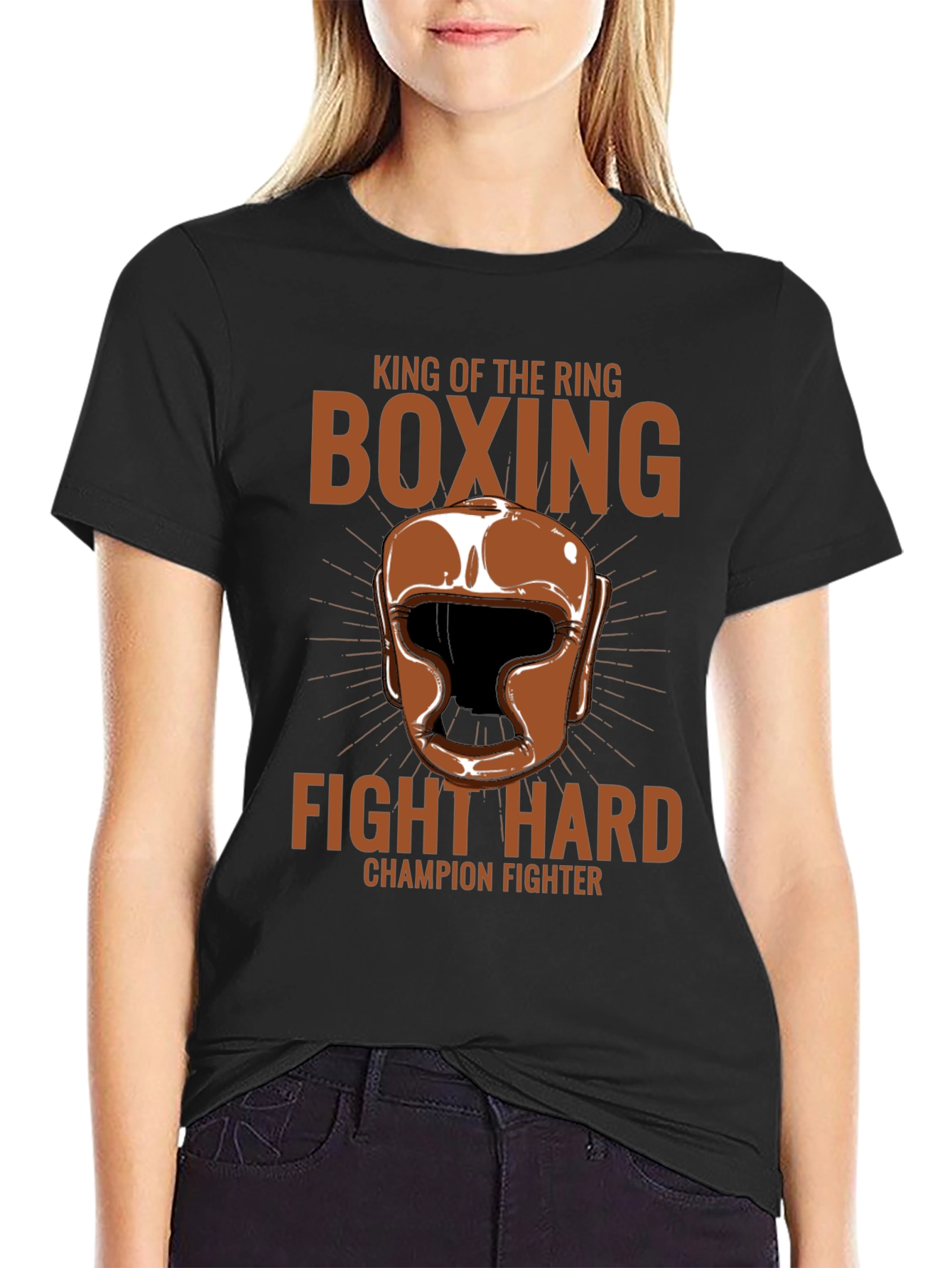 Camiseta Boxeo Rey del Ring - Diseño Único