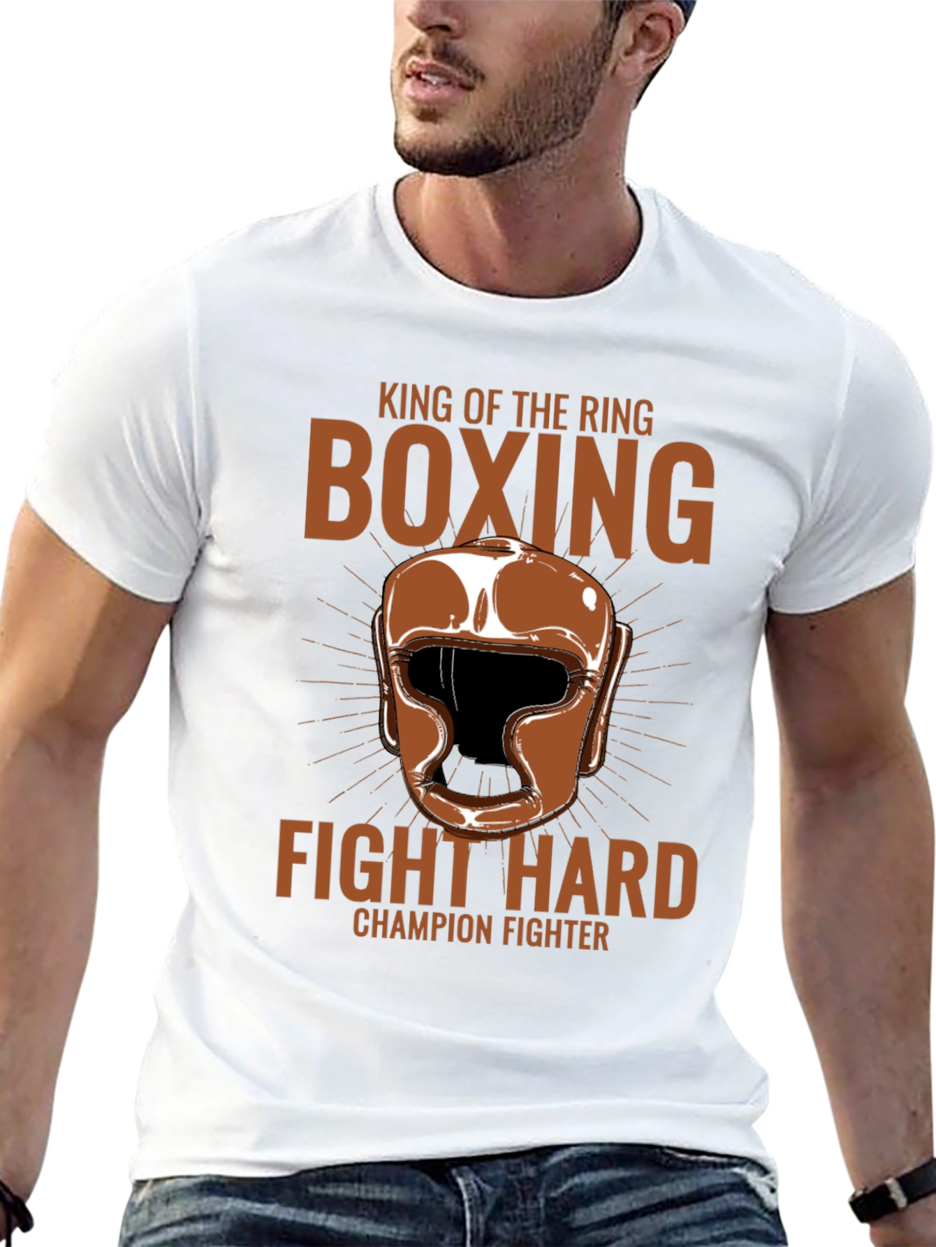 Camiseta Boxeo Rey del Ring - Diseño Único