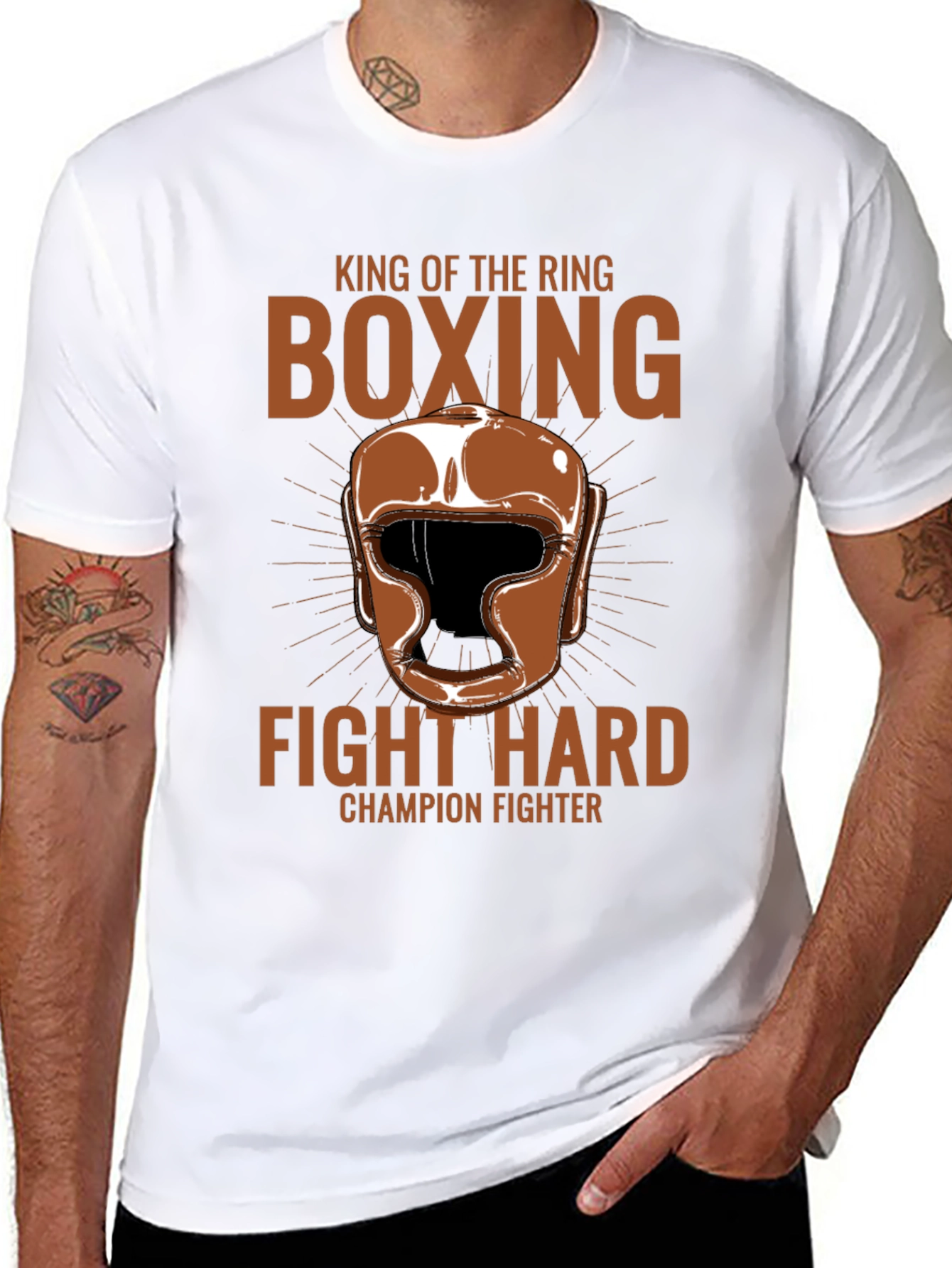 Camiseta Boxeo Rey del Ring - Diseño Único