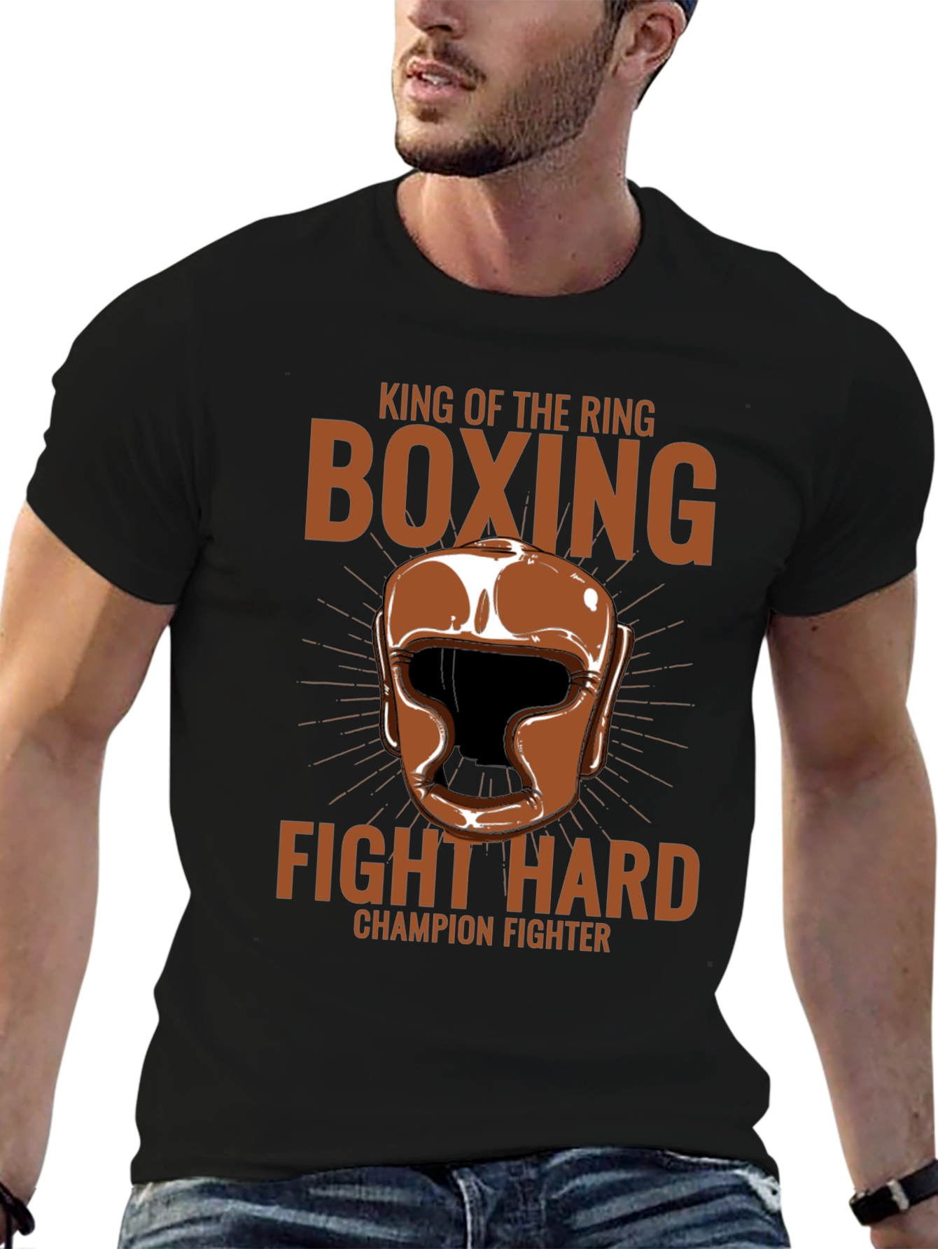 Camiseta Boxeo Rey del Ring - Diseño Único