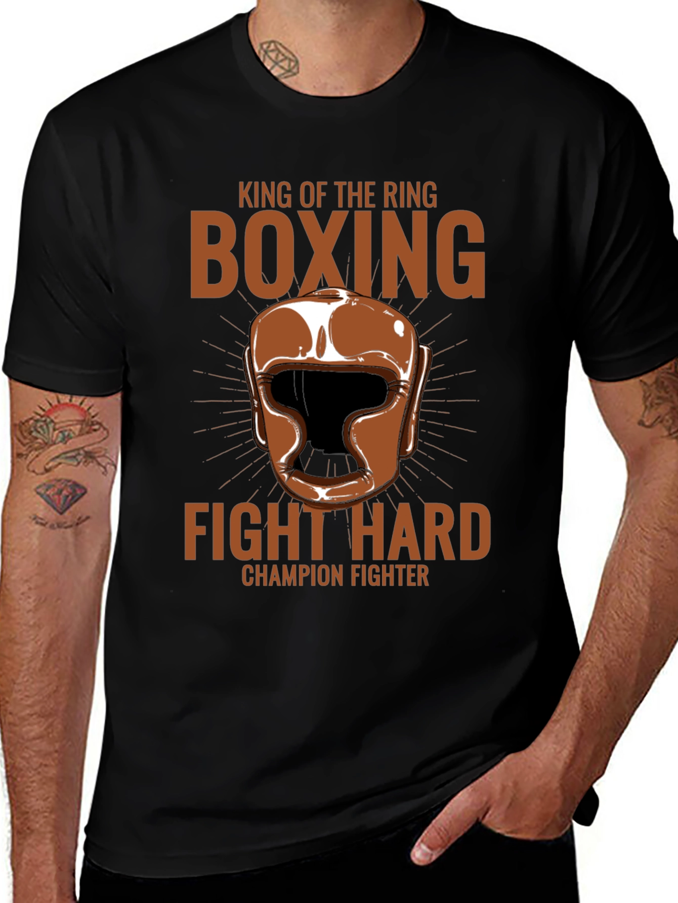 Camiseta Boxeo Rey del Ring - Diseño Único