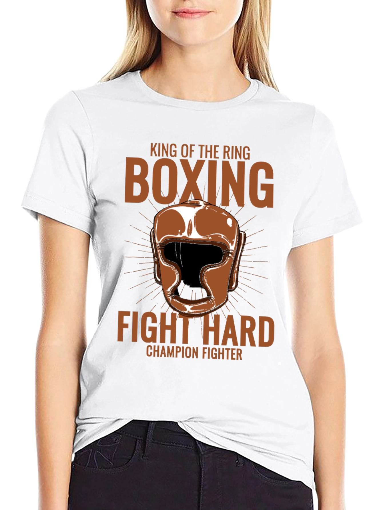 Camiseta Boxeo Rey del Ring - Diseño Único