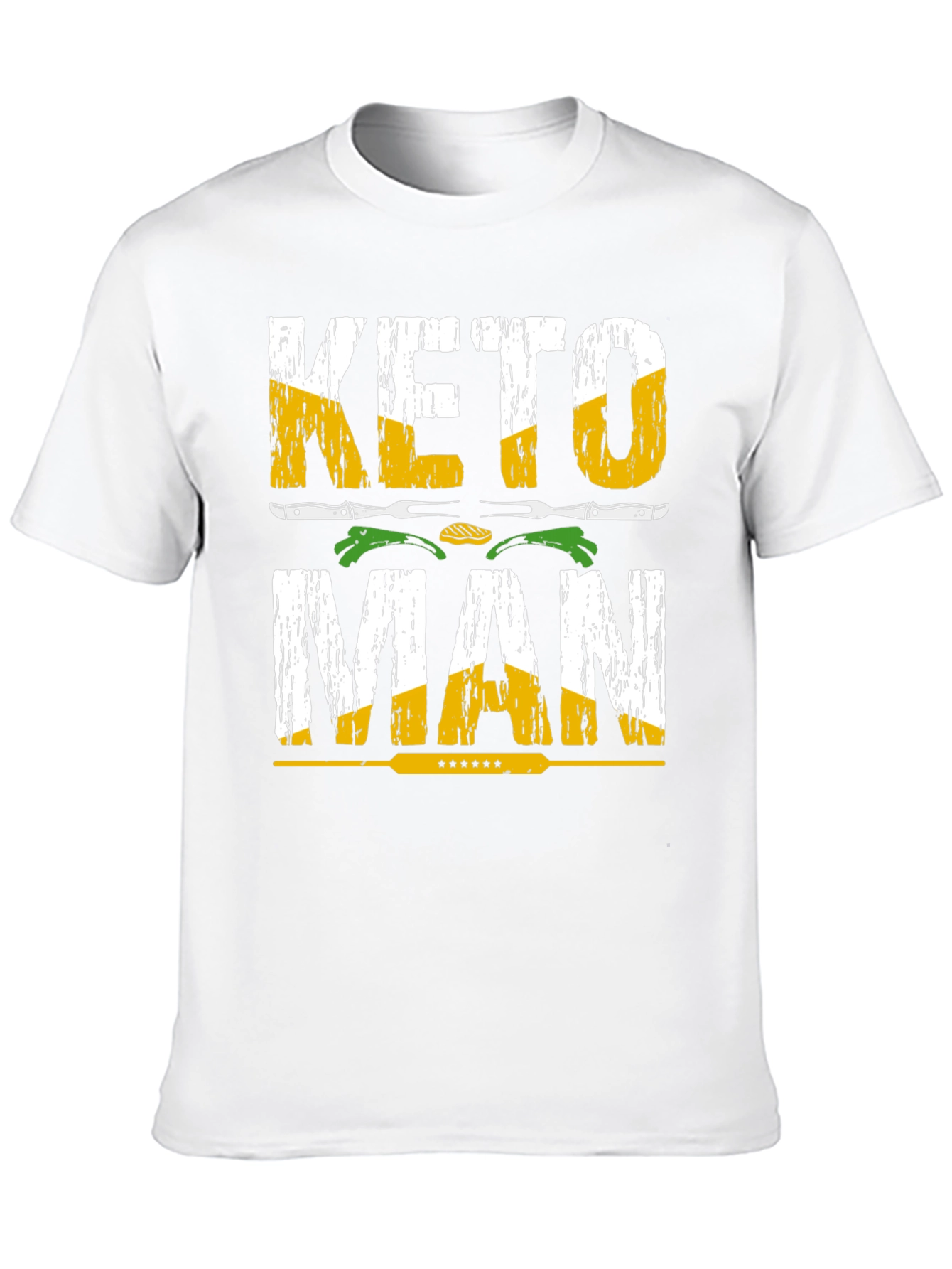 Camiseta Hombre Keto Man - Diseño Gráfico