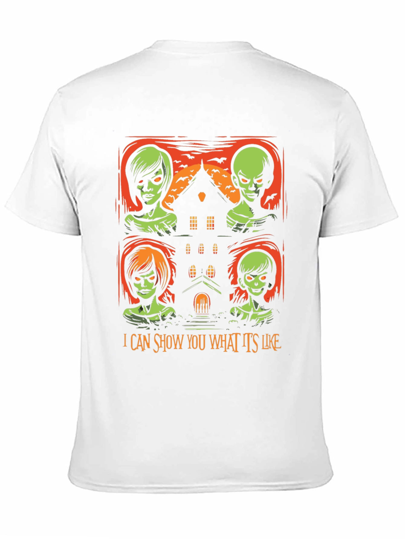 Camiseta de Halloween con diseño espeluznante