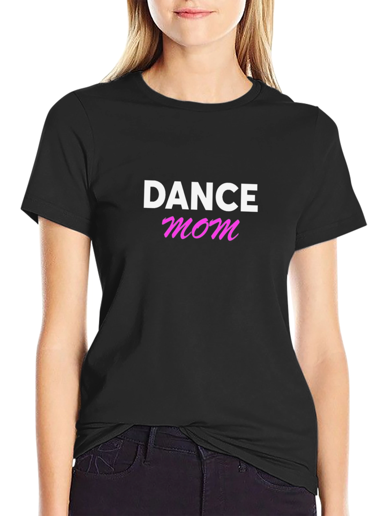Camiseta Negra Dance Mom para Hombre