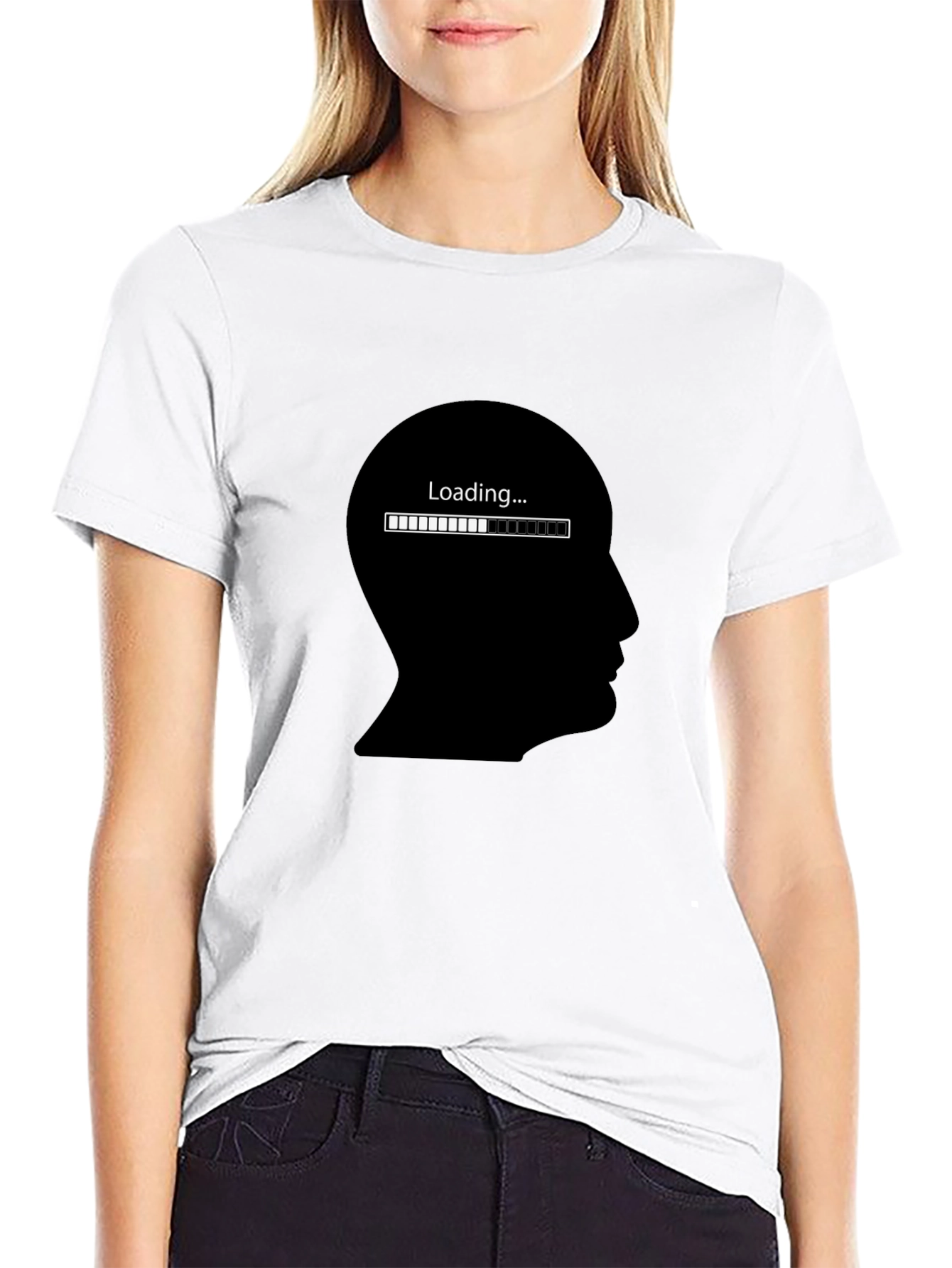 Camiseta Hombre Negra - Loading...