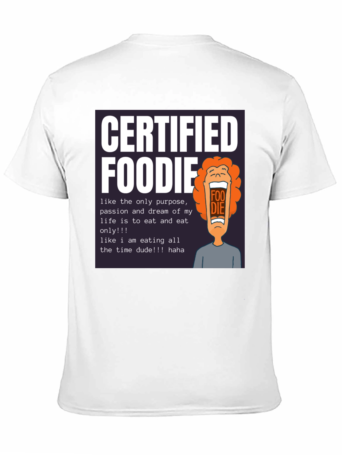 Camiseta Certified Foodie - Para Amantes de la Comida