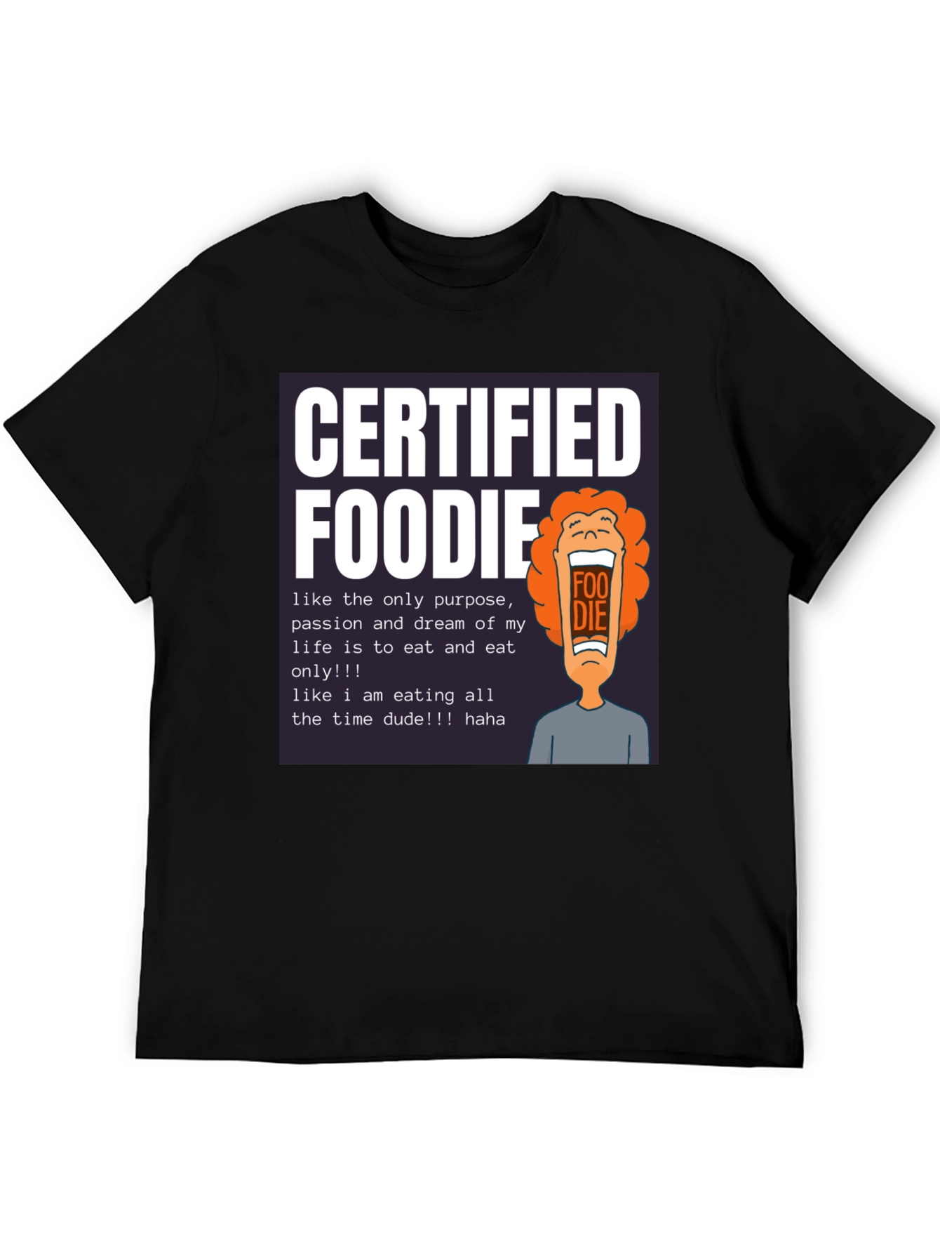 Camiseta Certified Foodie - Para Amantes de la Comida