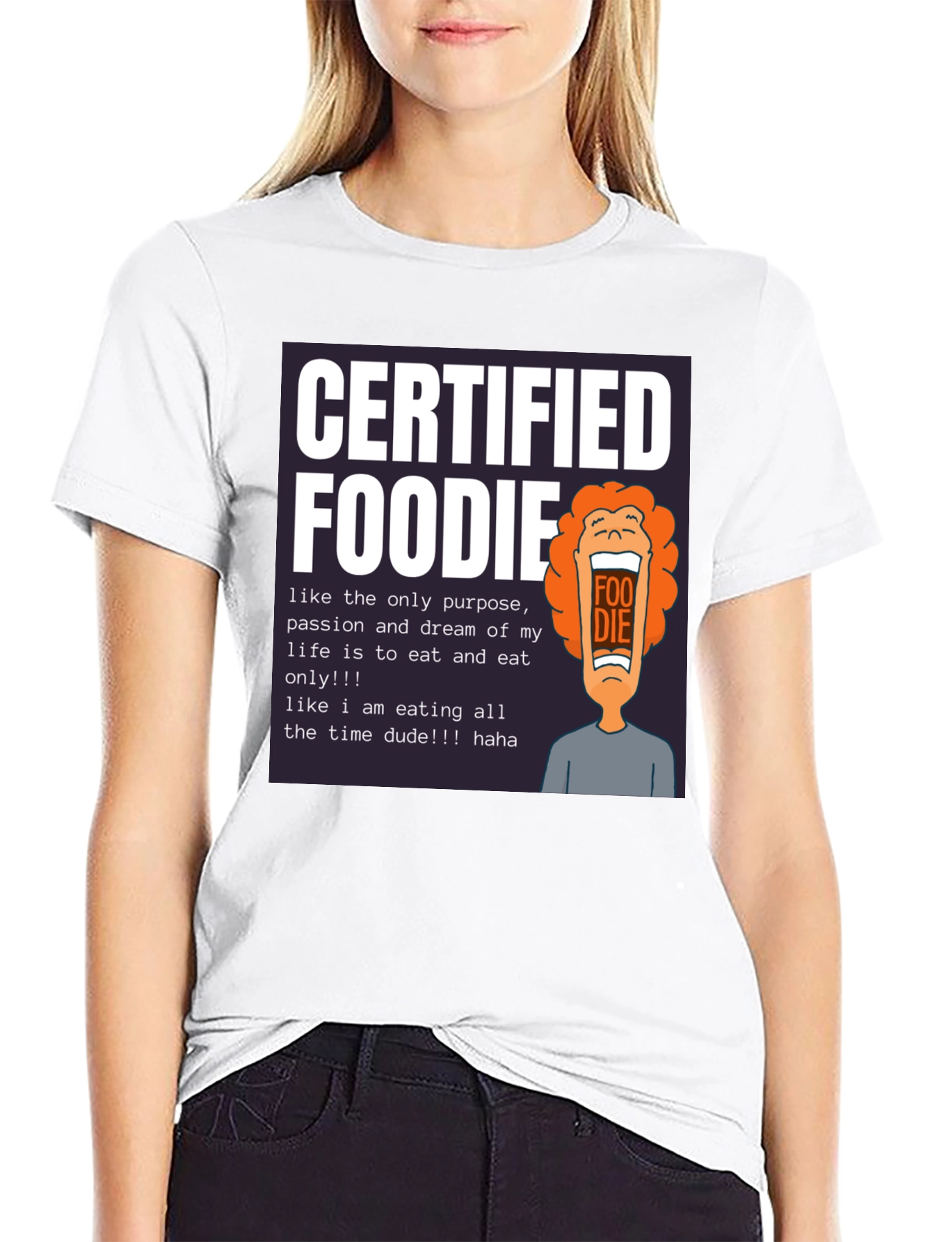 Camiseta Certified Foodie - Para Amantes de la Comida