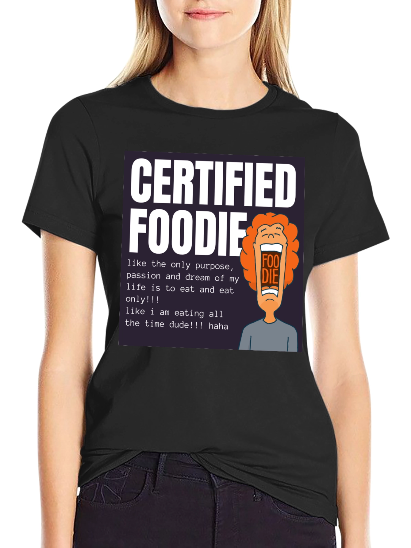 Camiseta Certified Foodie - Para Amantes de la Comida