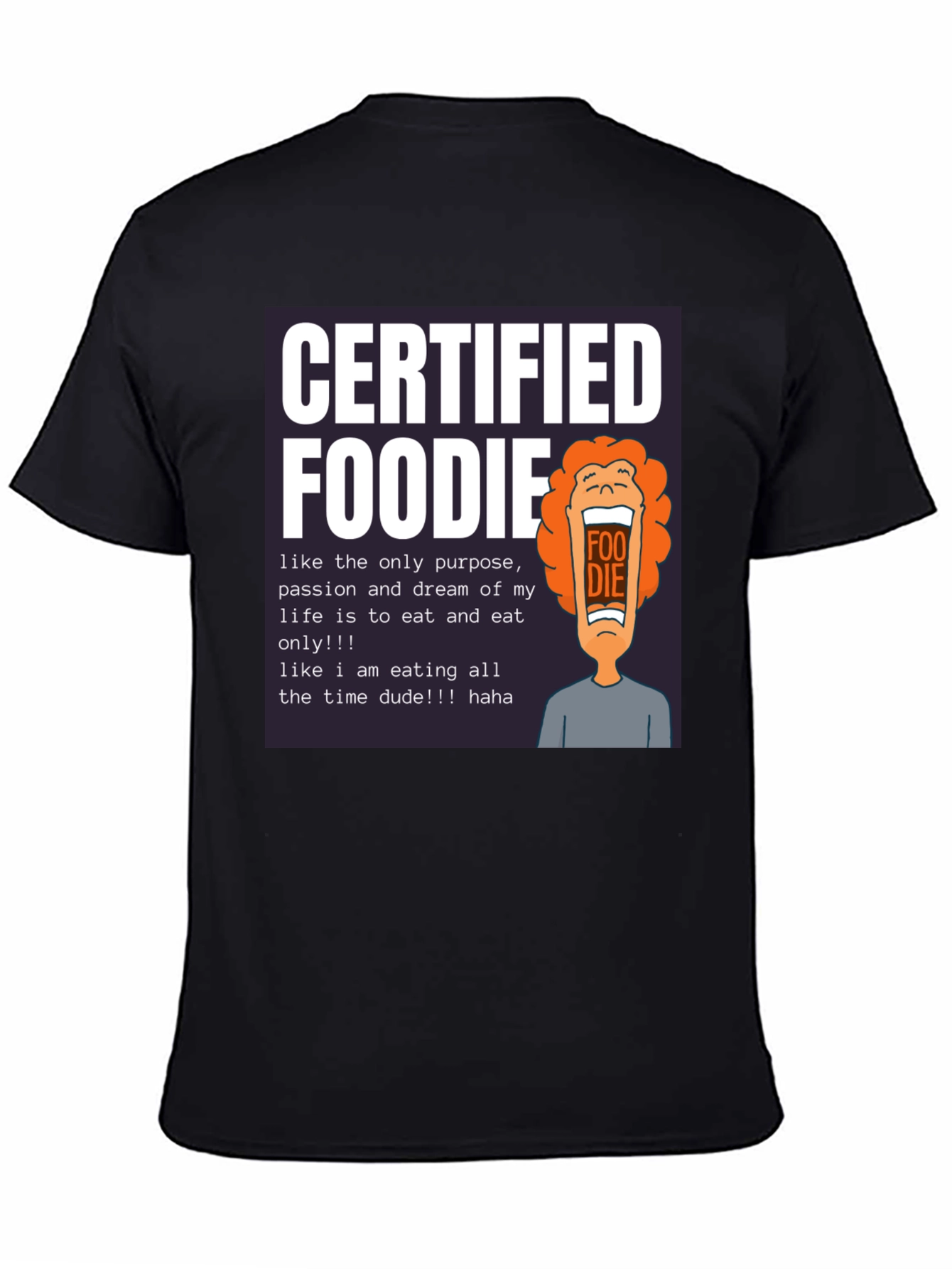 Camiseta Certified Foodie - Para Amantes de la Comida