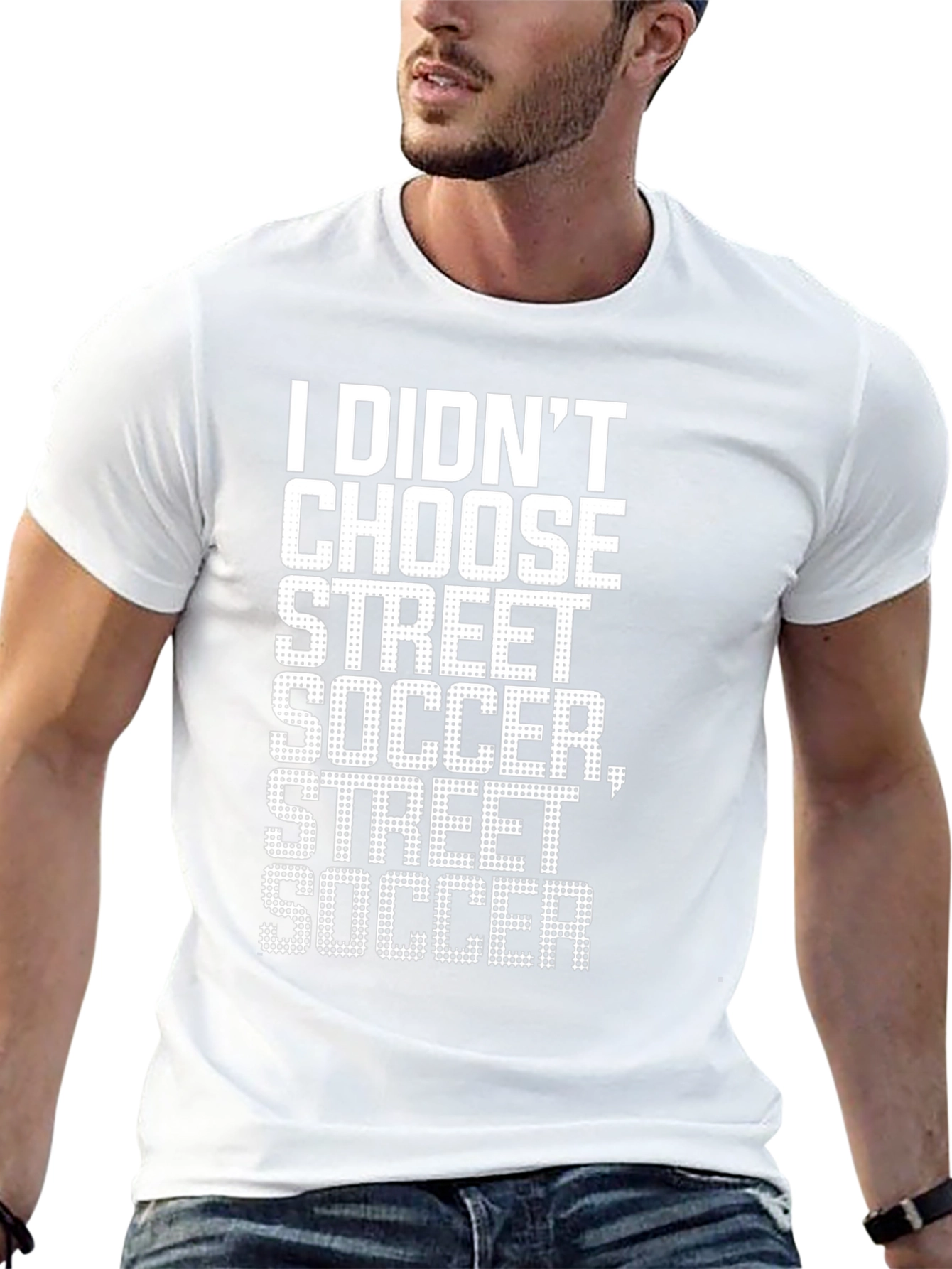 Camiseta Negra: Yo No Elegí Street Soccer