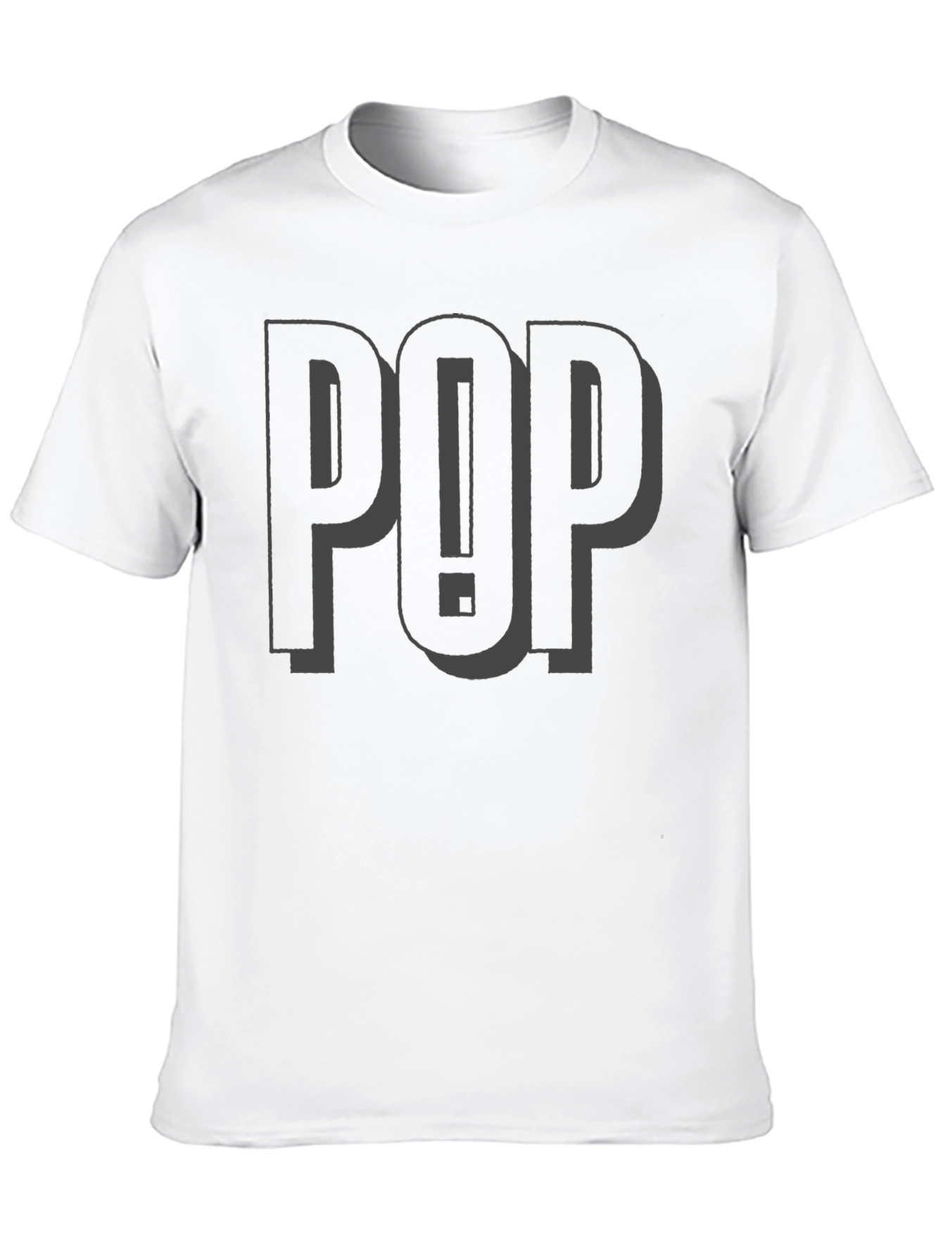 Camiseta Negra POP!: Estilo Urbano y Llamativo