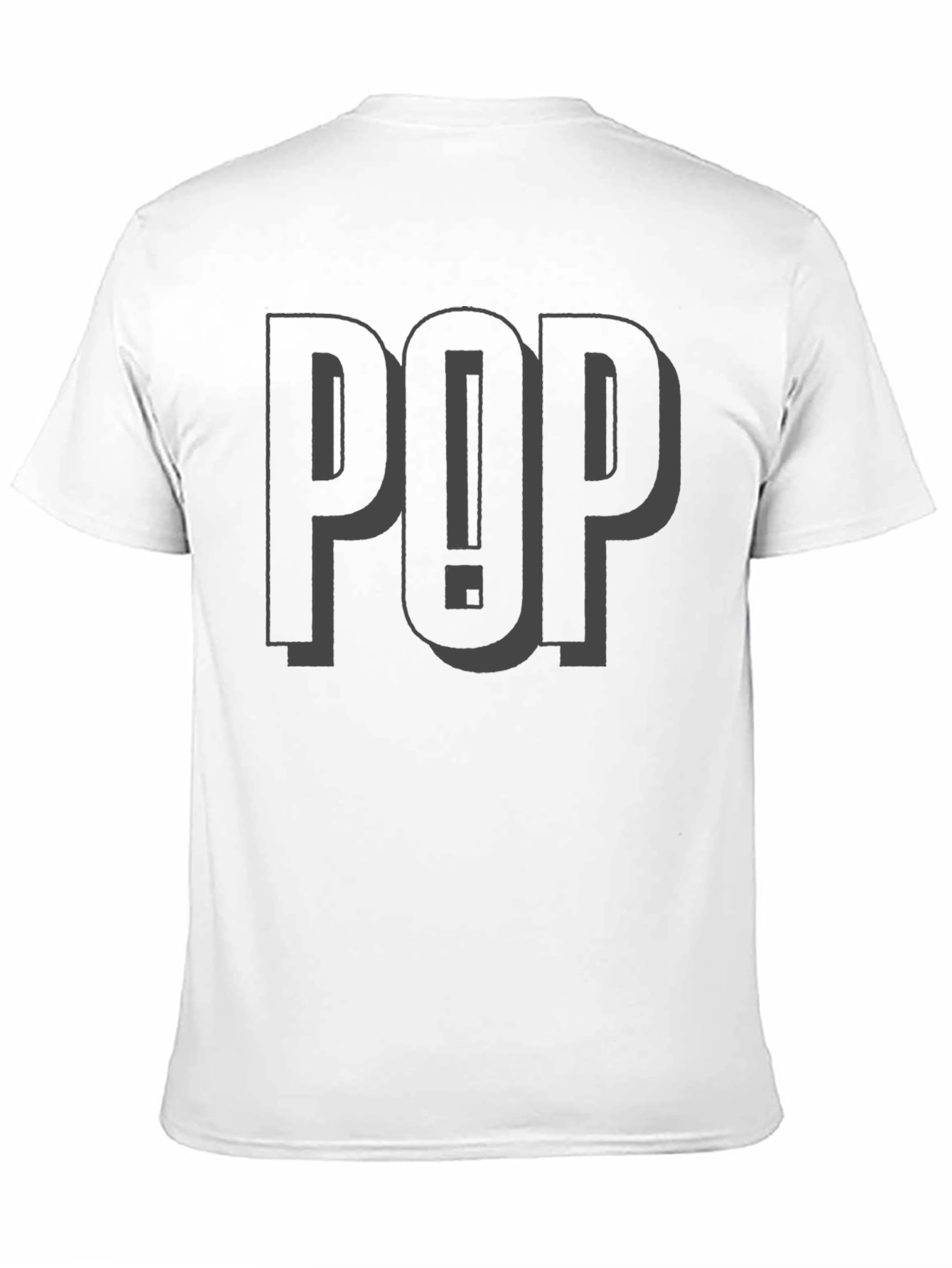 Camiseta Negra POP!: Estilo Urbano y Llamativo