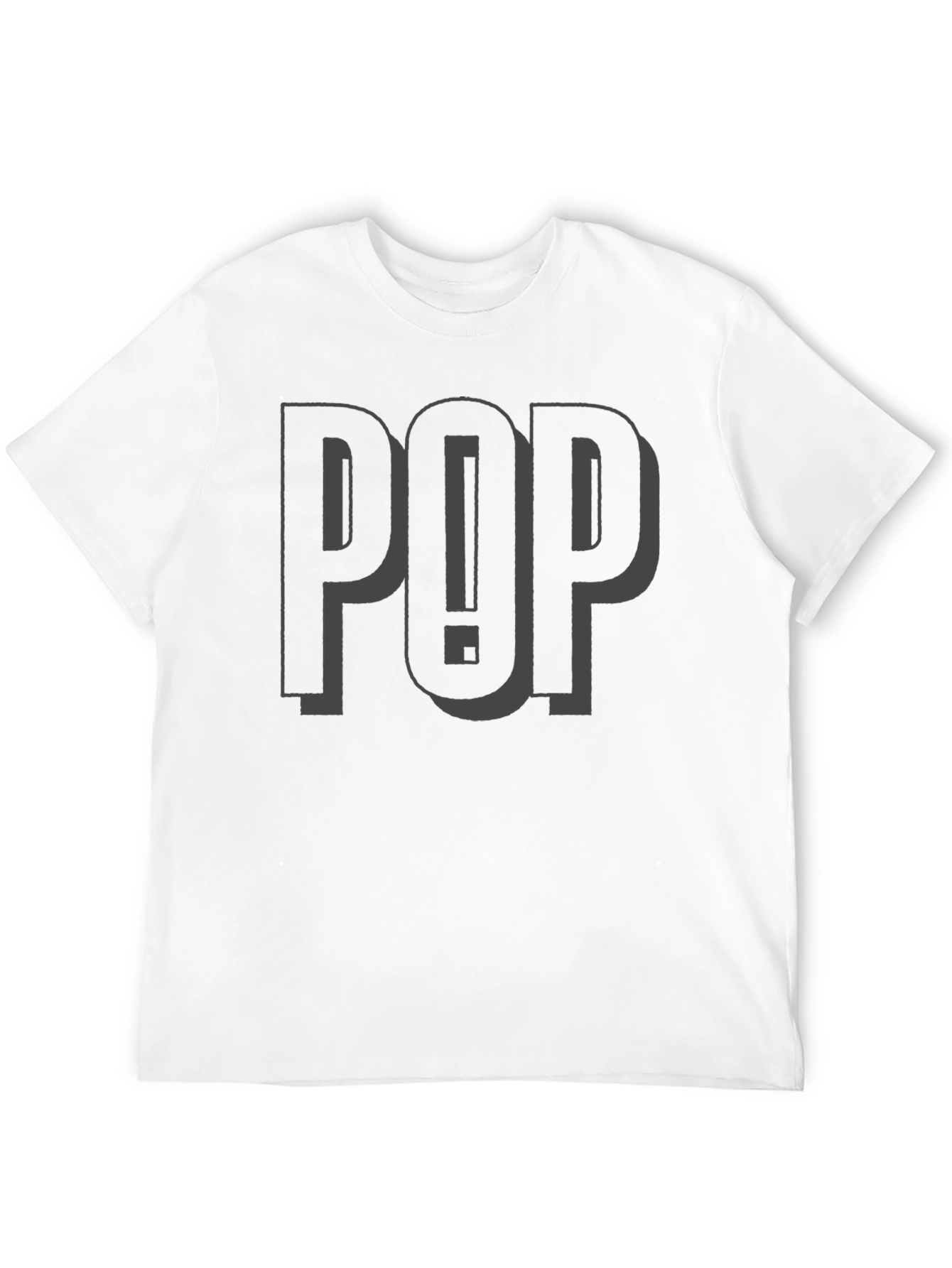 Camiseta Negra POP!: Estilo Urbano y Llamativo