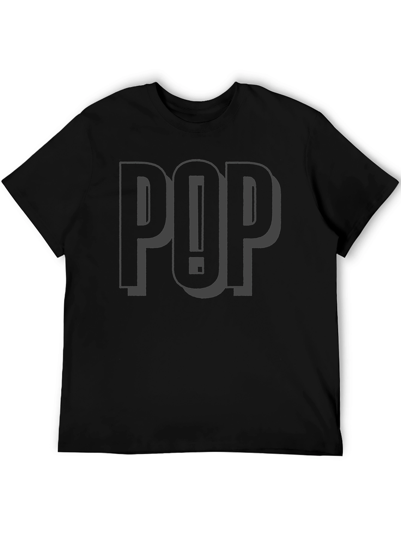 Camiseta Negra POP!: Estilo Urbano y Llamativo