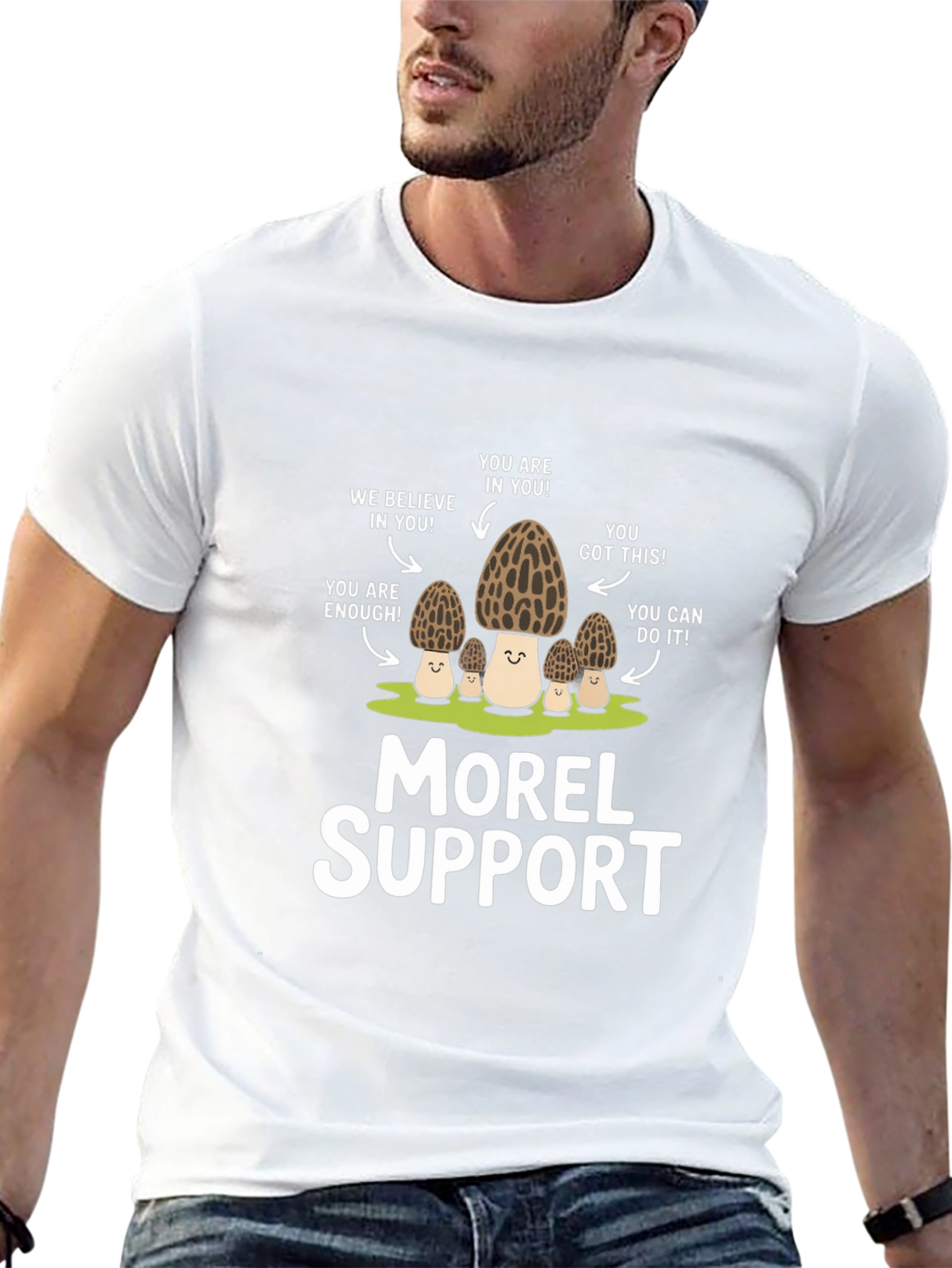Camiseta Morel Support - Motivación con setas