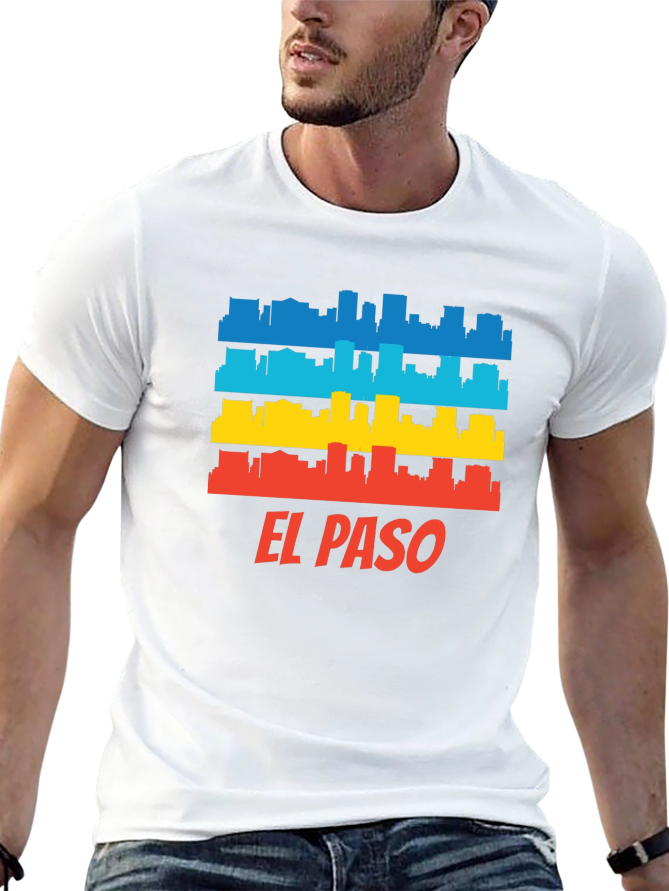 Camiseta Hombre El Paso Skyline