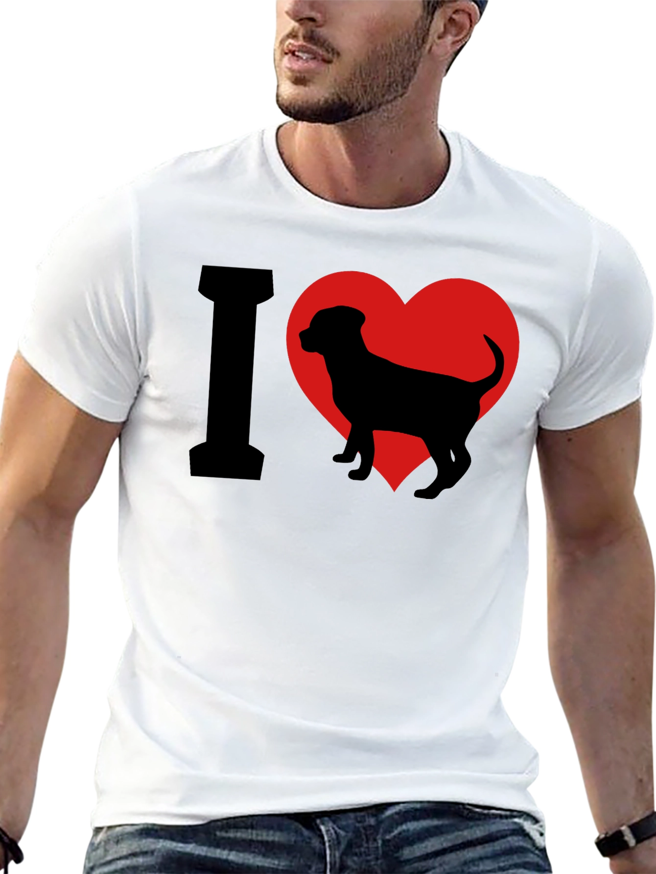 Camiseta Amo a los Perros - Diseño Adorable