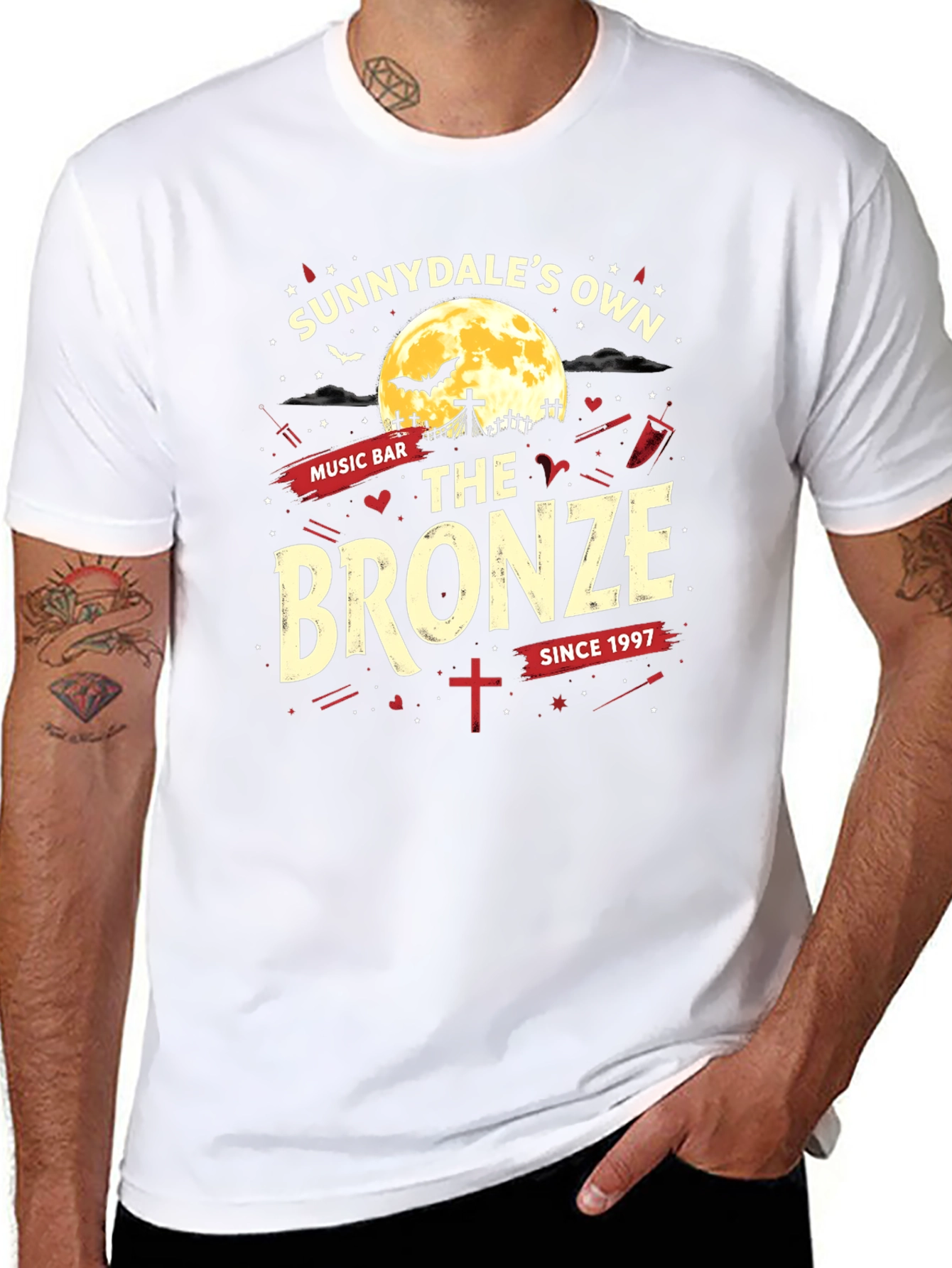 Camiseta Negra: The Bronze Sunnydales Own