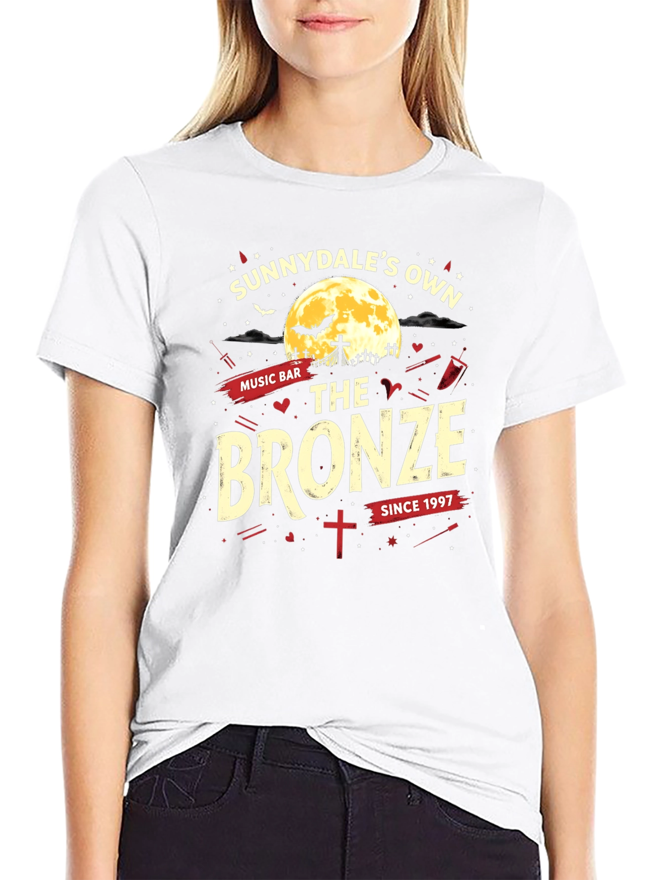 Camiseta Negra: The Bronze Sunnydales Own