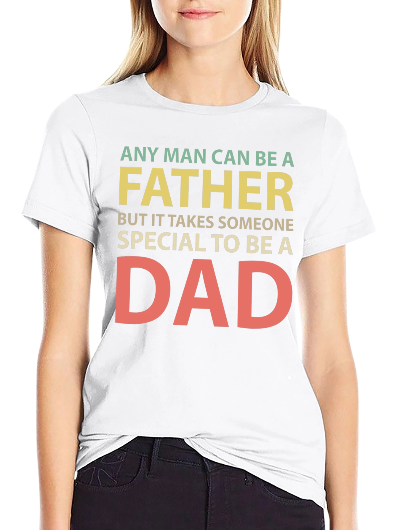 Camiseta Negra Padre Especial para Hombre