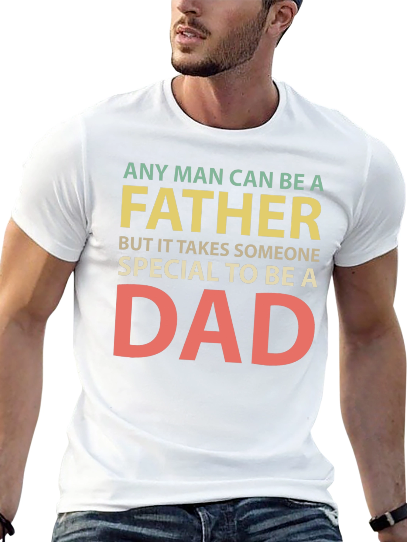 Camiseta Negra Padre Especial para Hombre