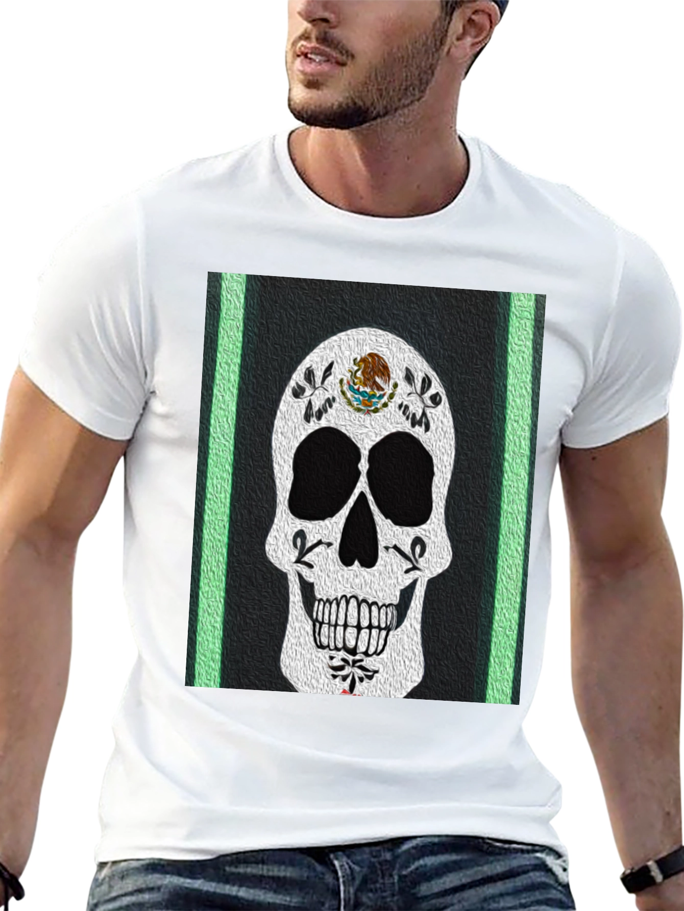 Playera Calavera Mexicana - Estilo y Tradición!