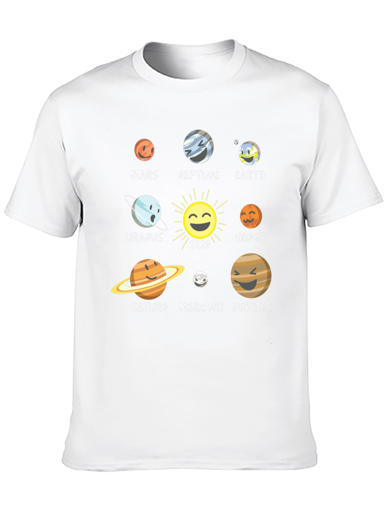 Camiseta Sistema Solar para Hombre