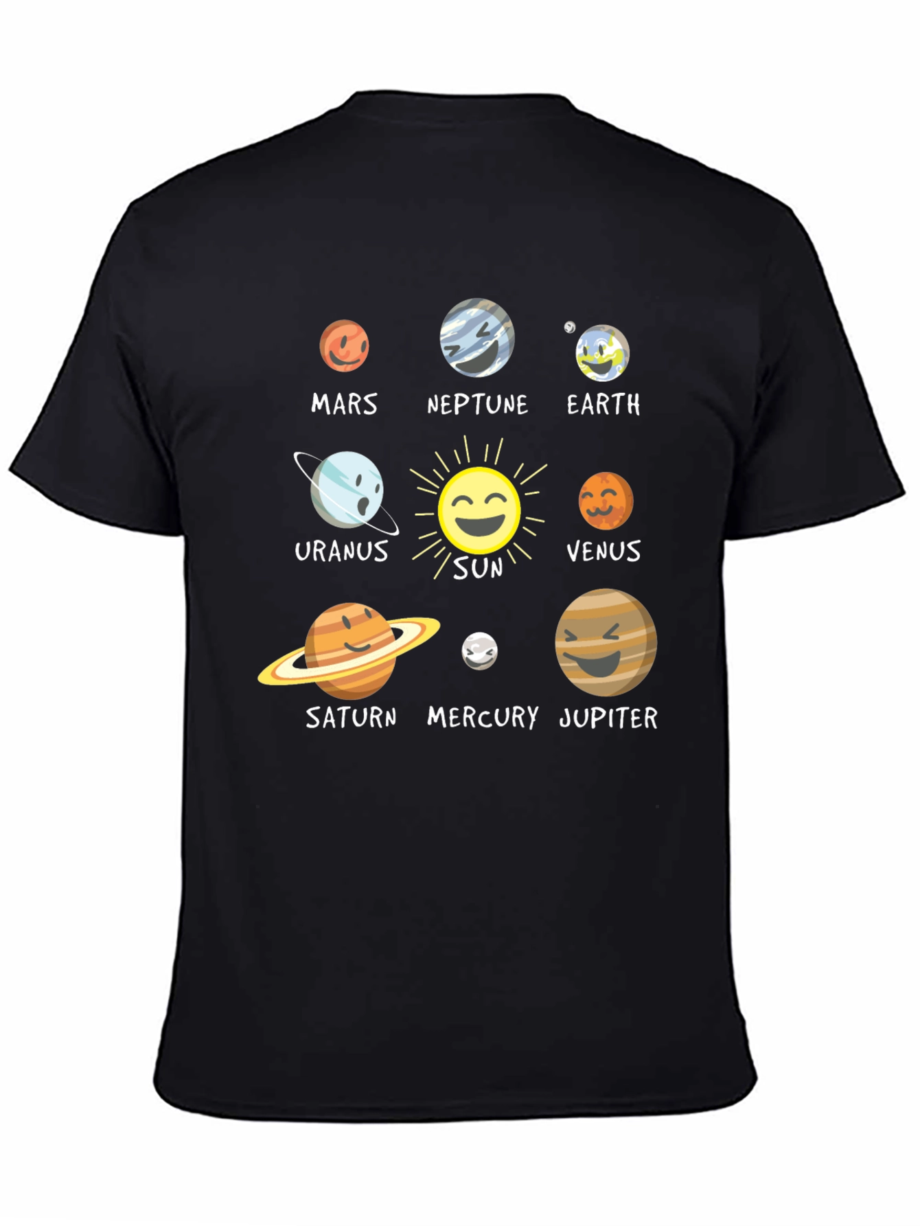 Camiseta Sistema Solar para Hombre