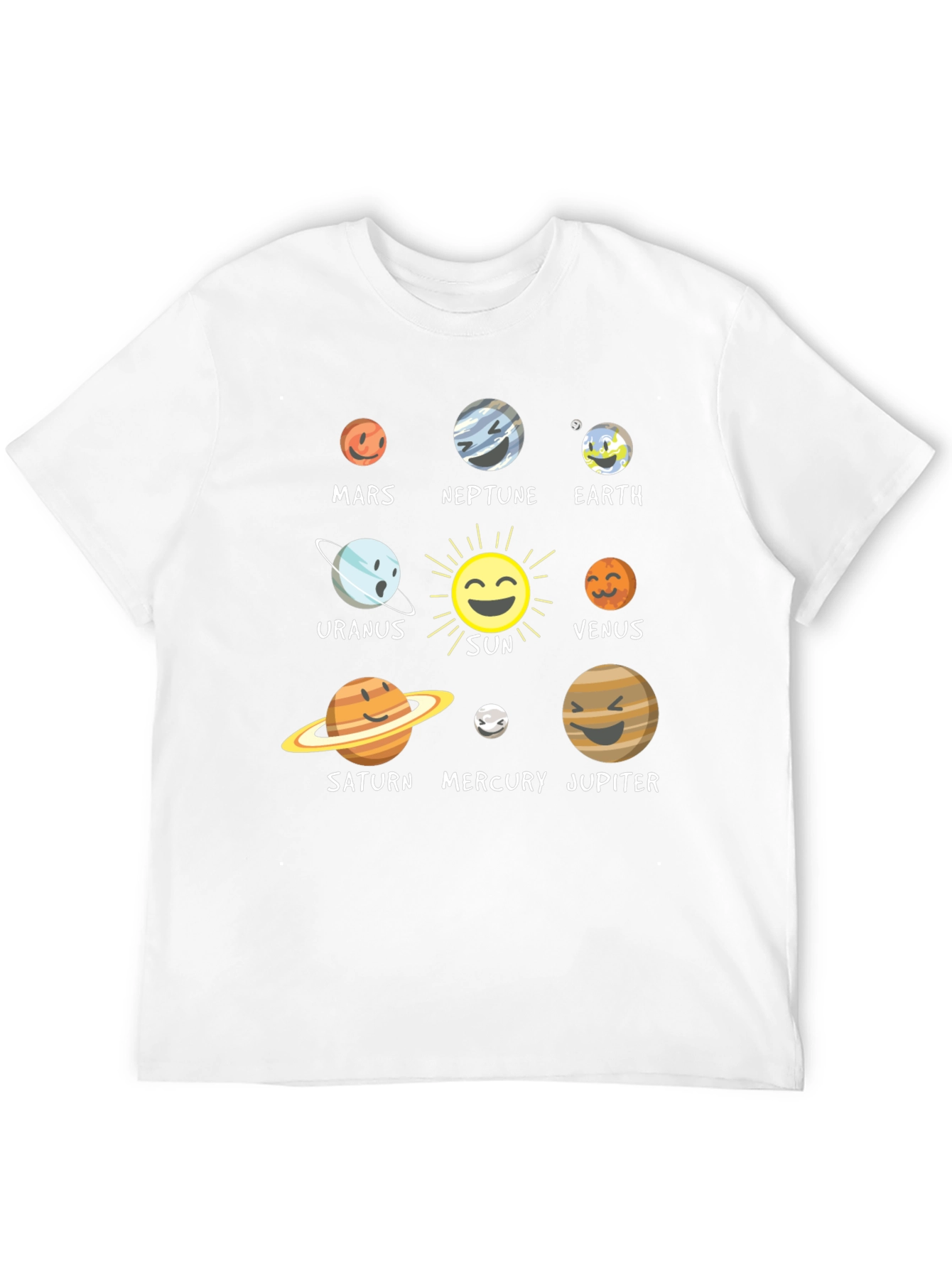 Camiseta Sistema Solar para Hombre