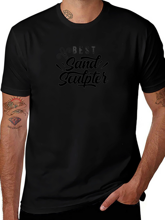 Camiseta Negra Best Sand Sculpter Hombre