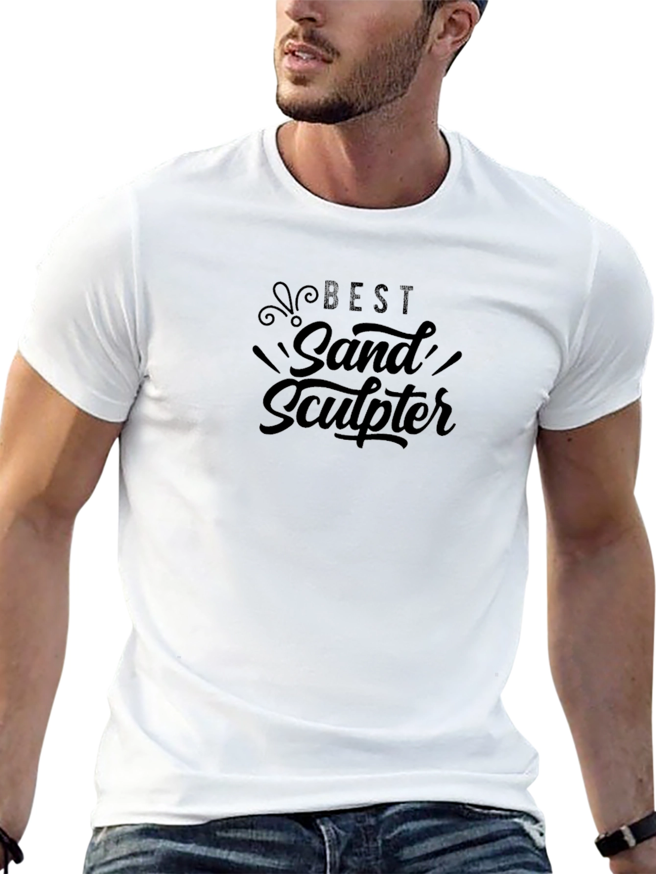 Camiseta Negra Best Sand Sculpter Hombre
