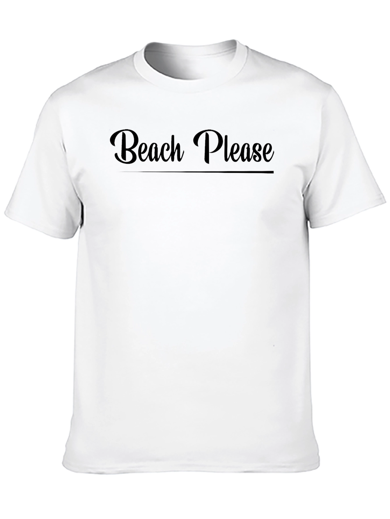 Camiseta Negra Beach Please