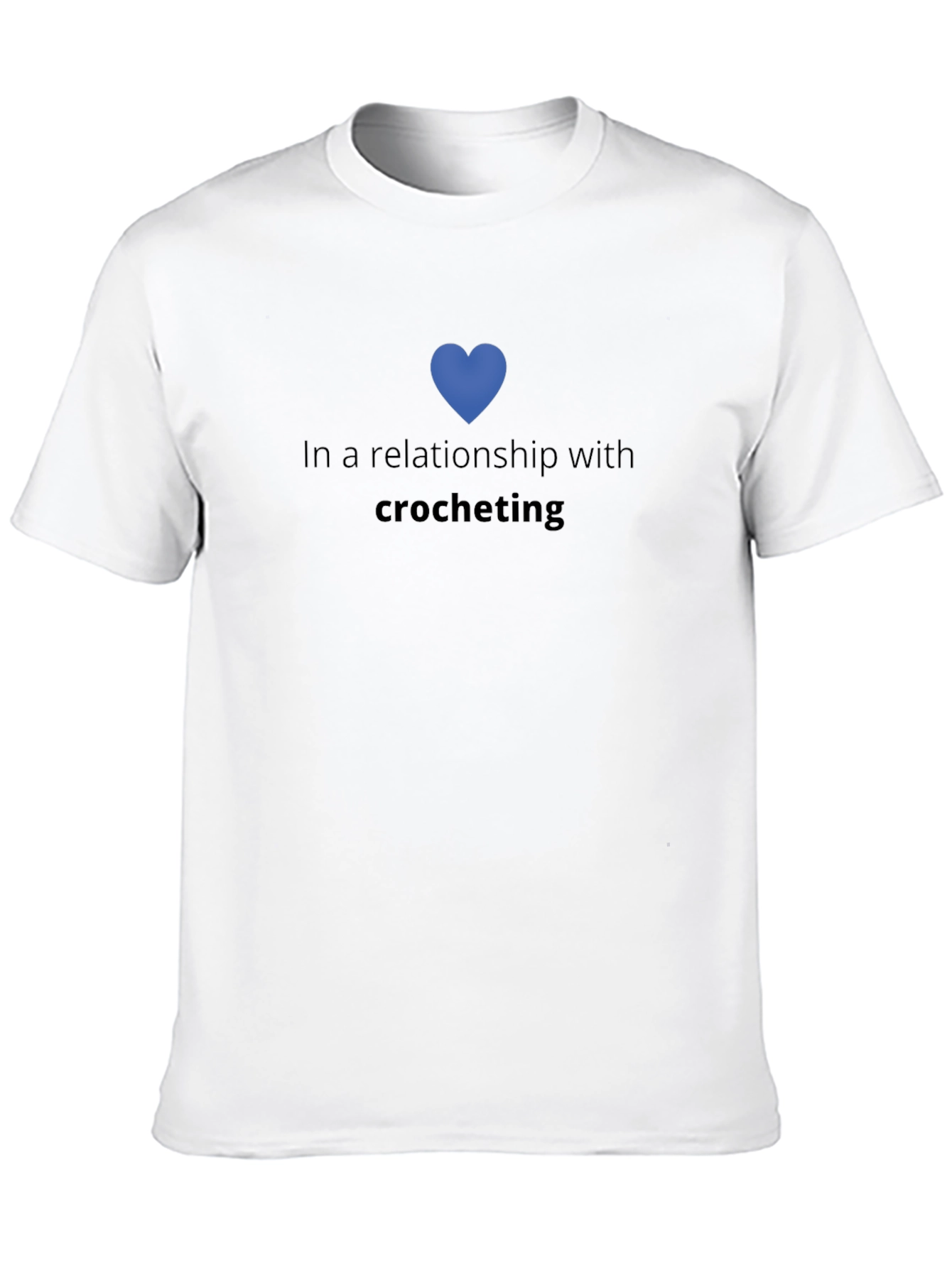 Camiseta Negra Amor al Crochet