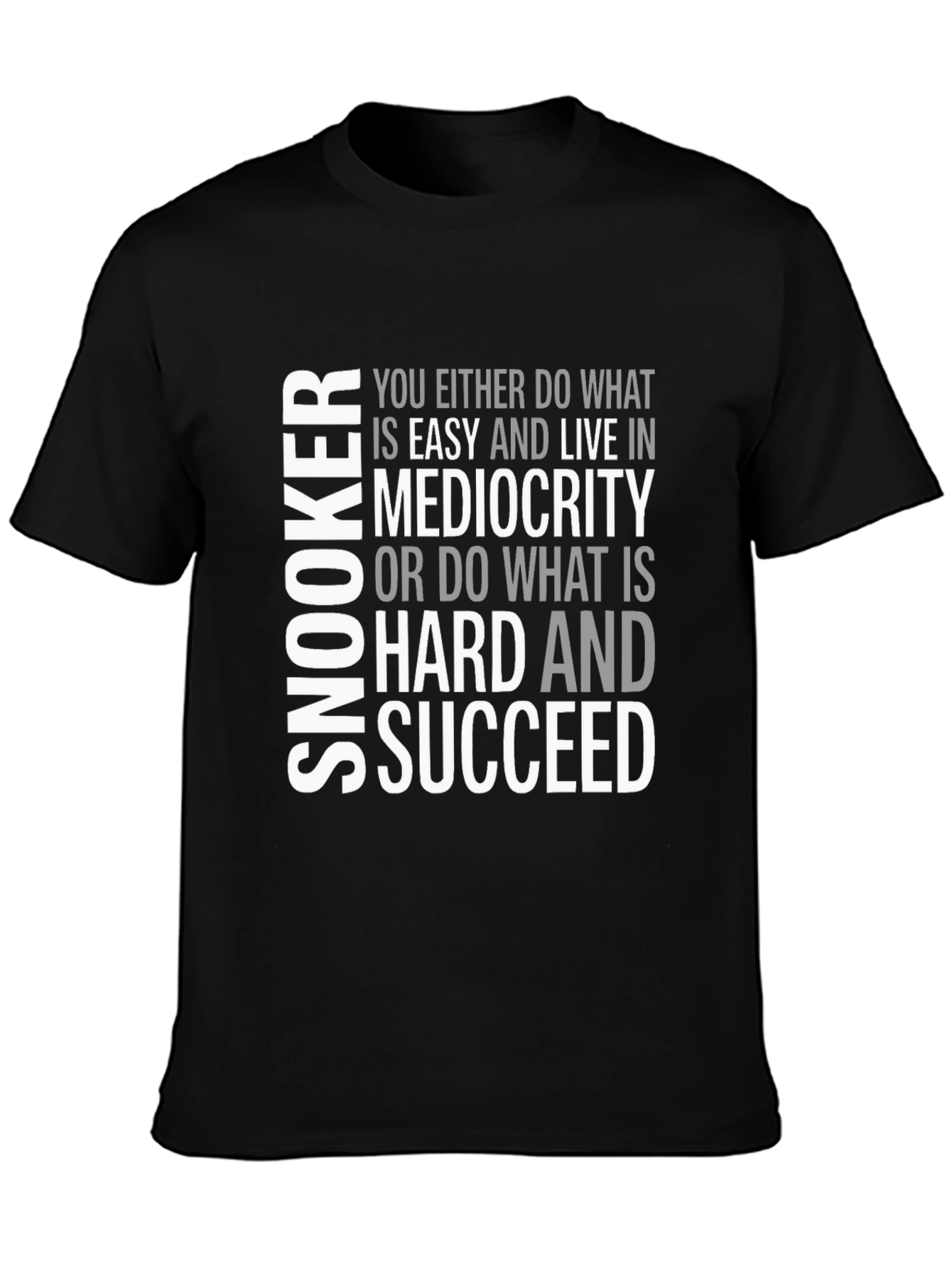 Camiseta Negra Snooker: Elige el Éxito