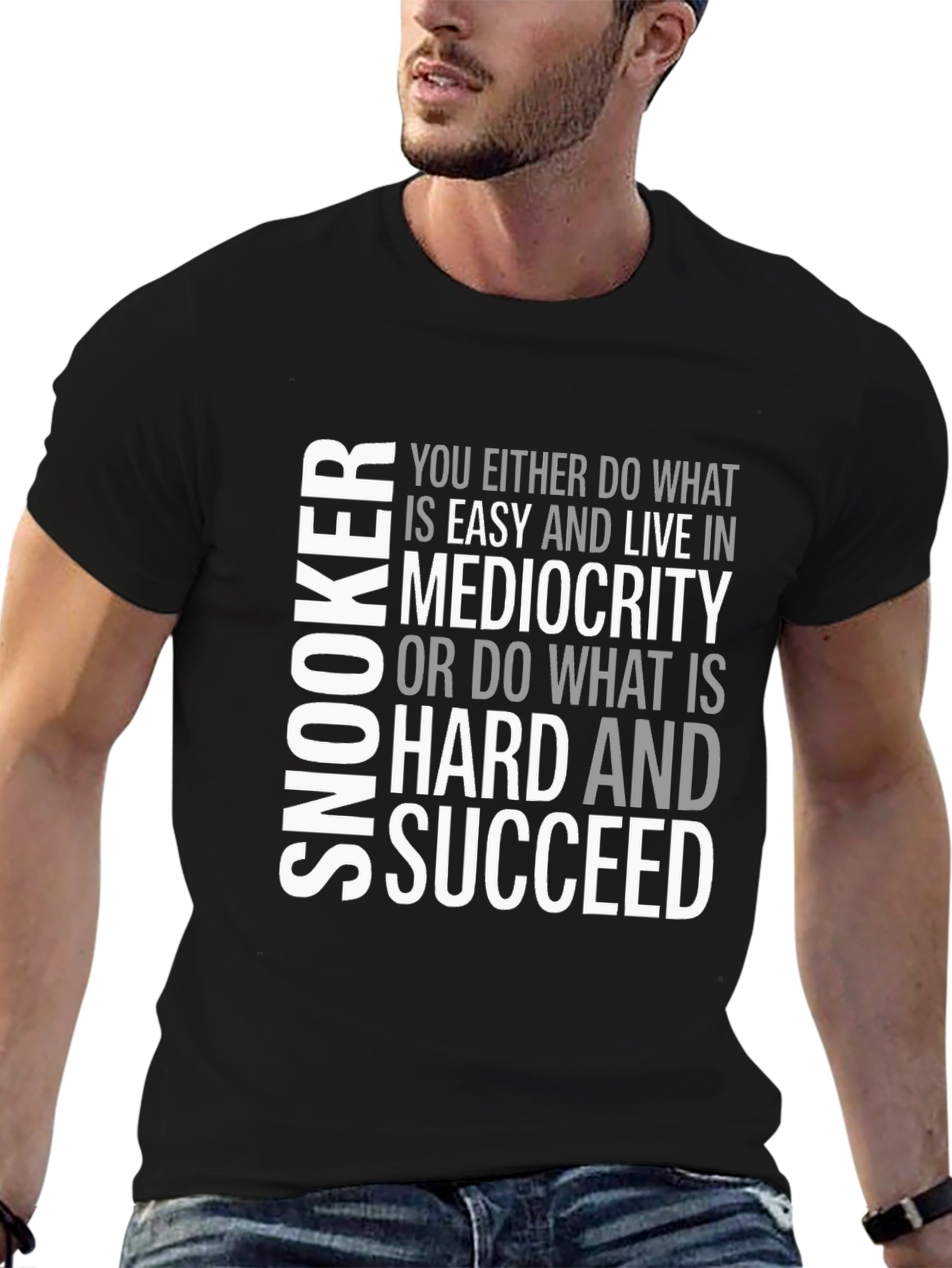 Camiseta Negra Snooker: Elige el Éxito