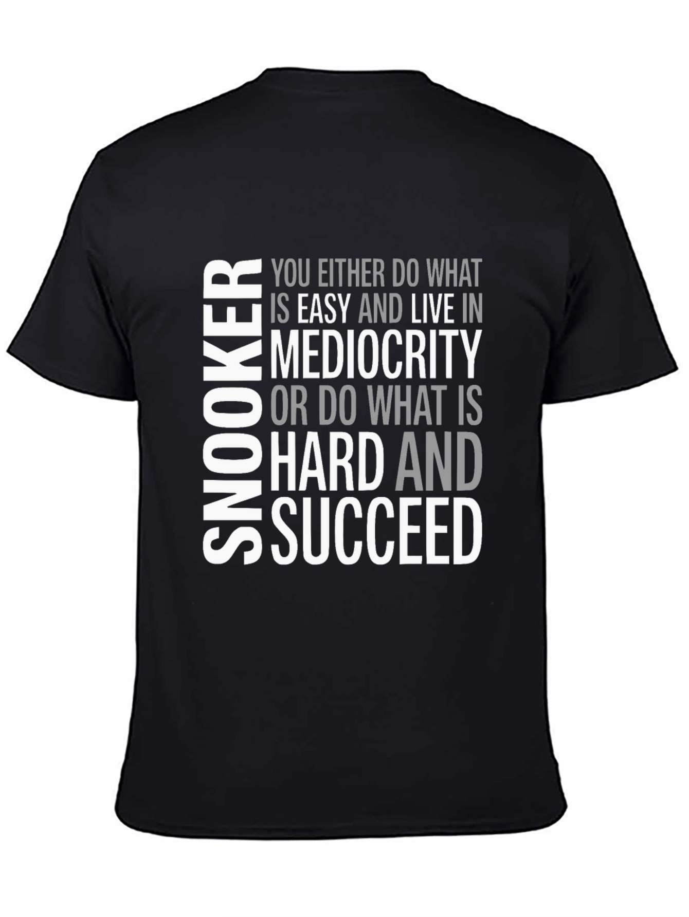 Camiseta Negra Snooker: Elige el Éxito