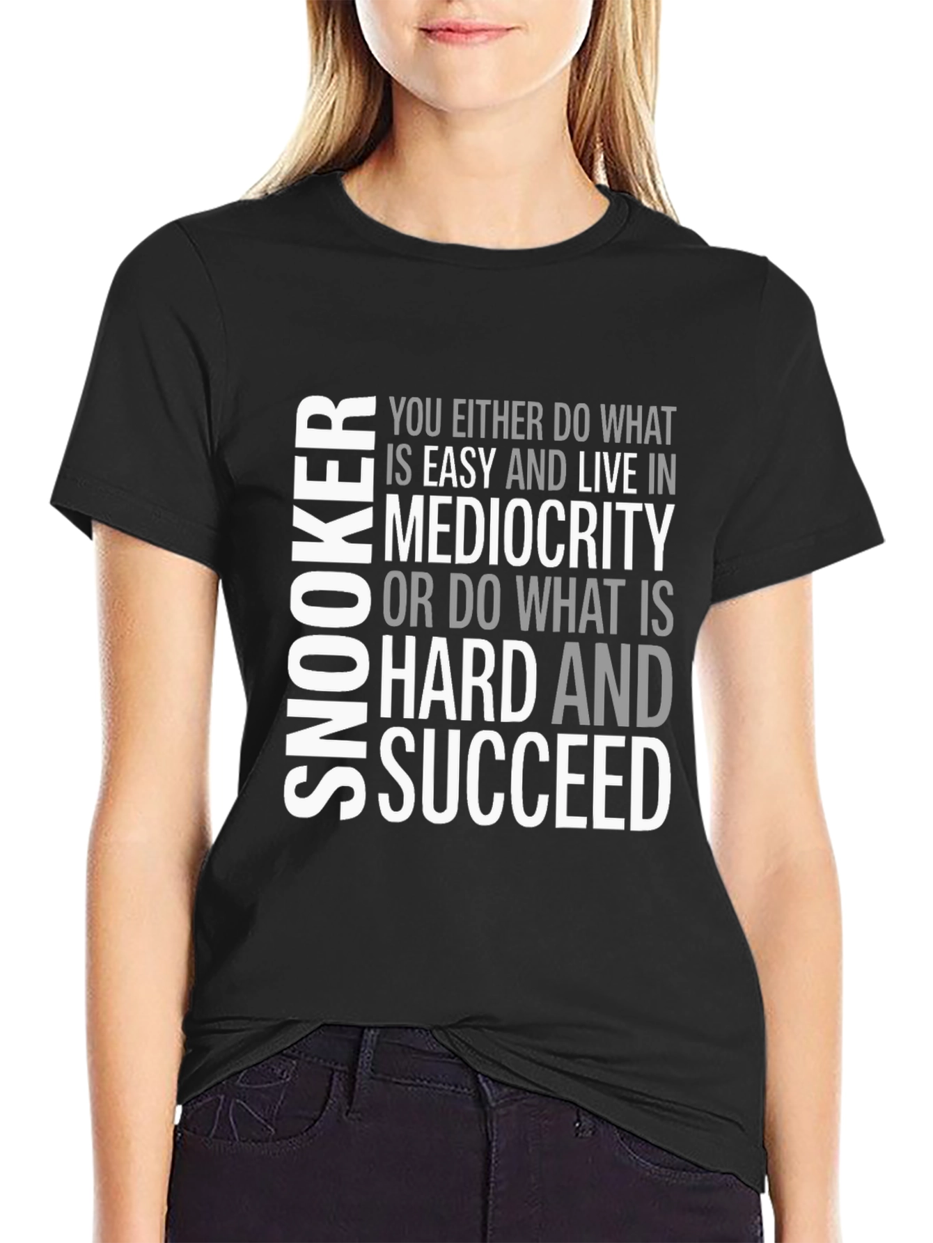 Camiseta Negra Snooker: Elige el Éxito