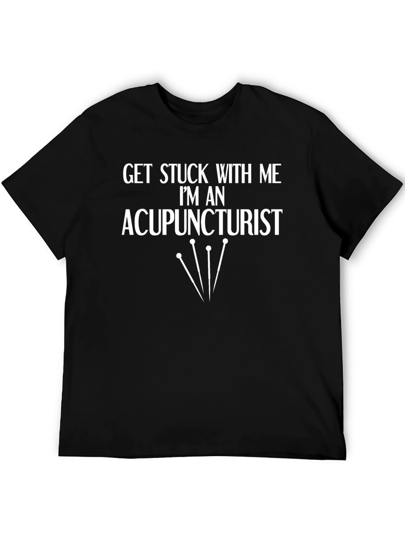 Camiseta Negra Acupunturista: ¡Déjate Pinchar con Estilo!