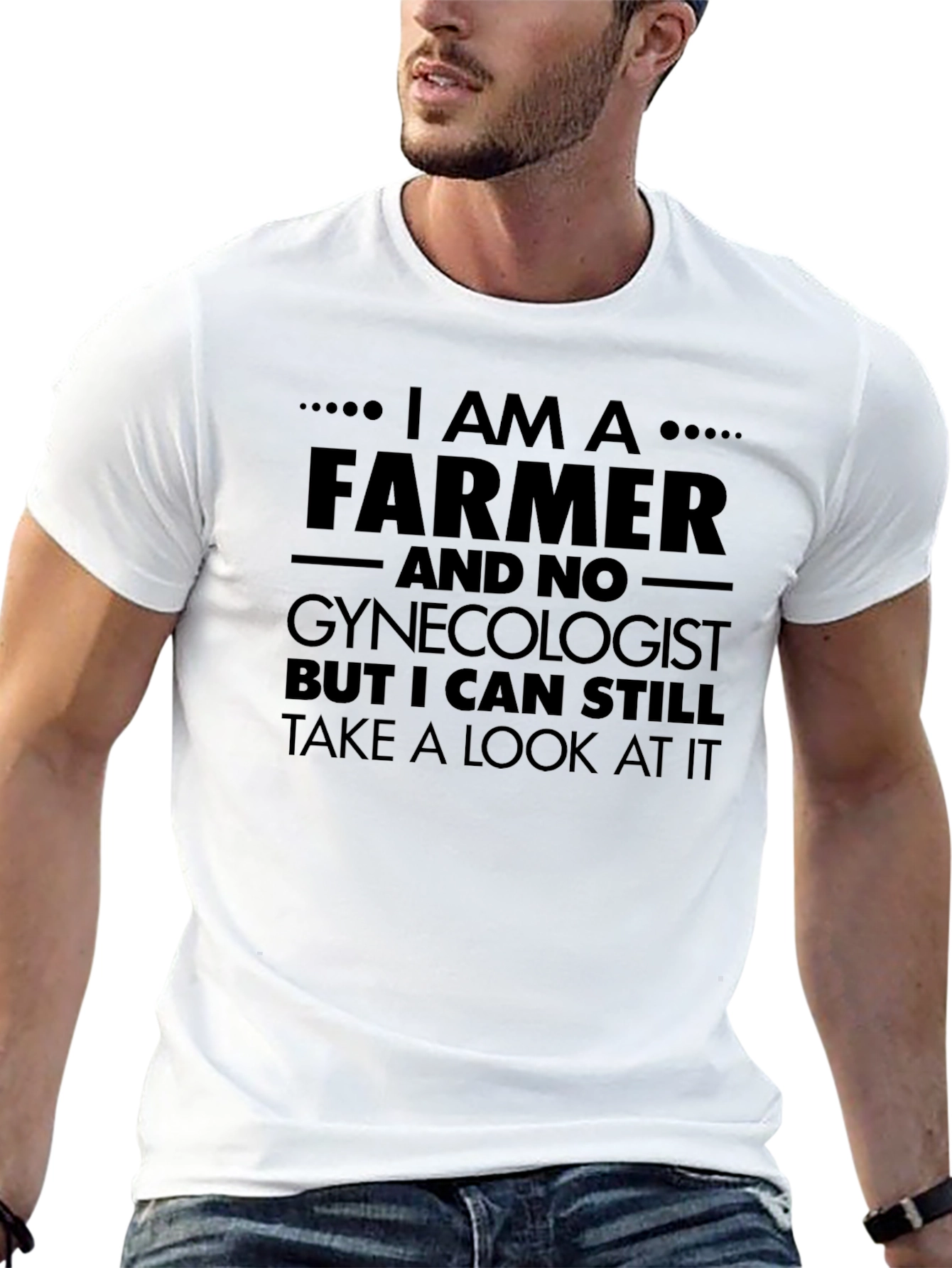 Camiseta Humorística Agricultor - Gynecólogo