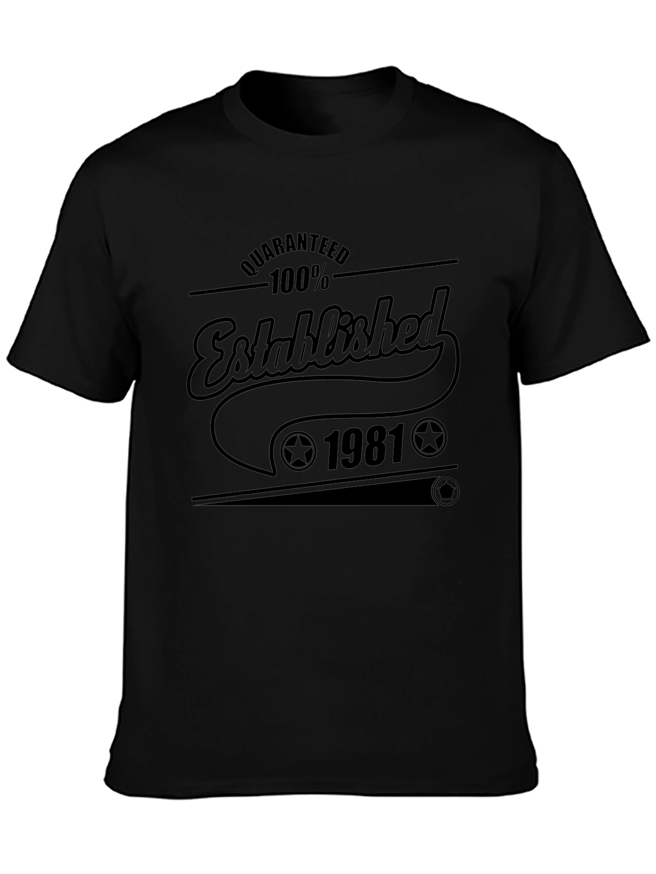 Camiseta Negra Established 1981