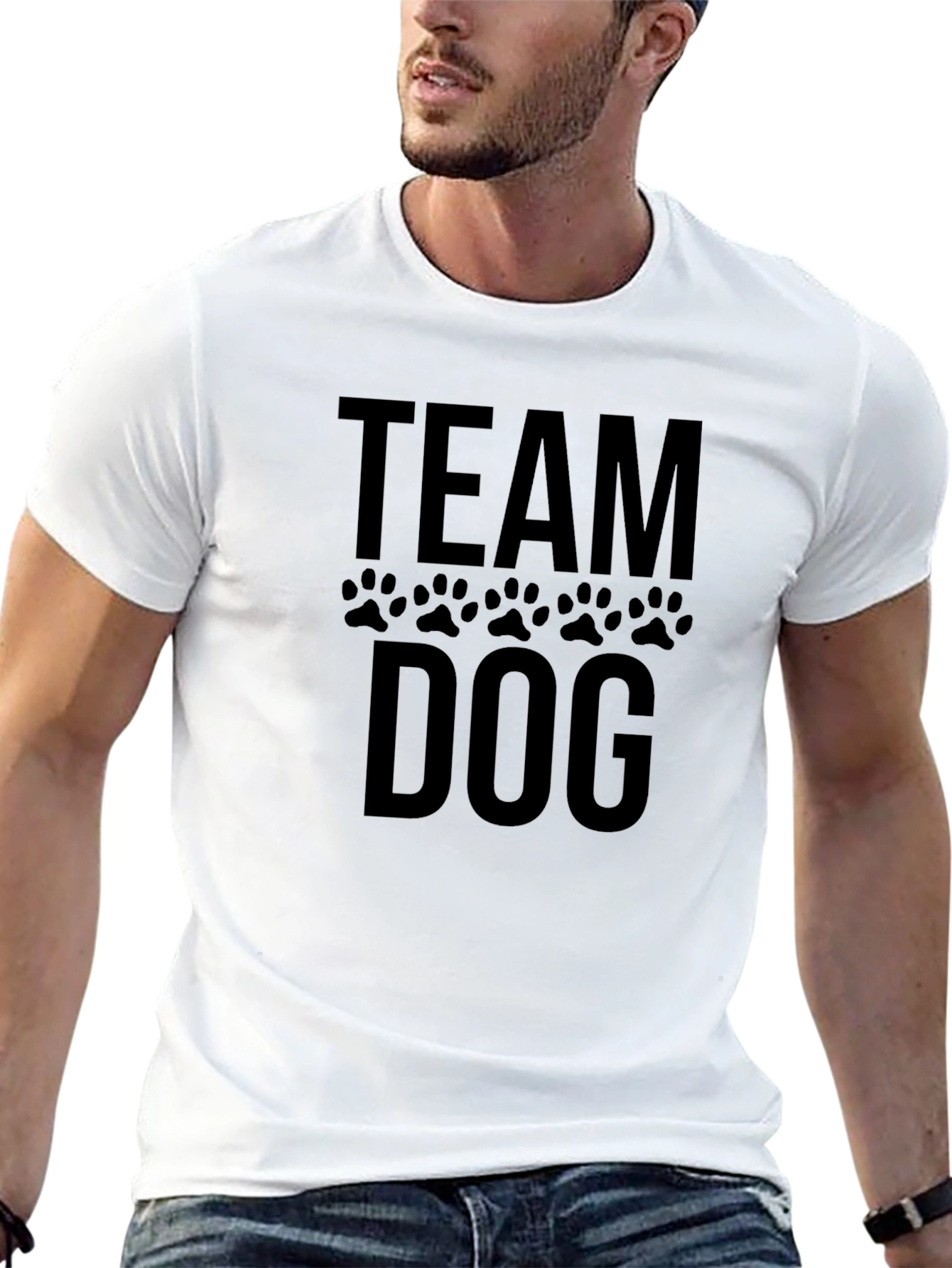 Camiseta Negra Team Dog